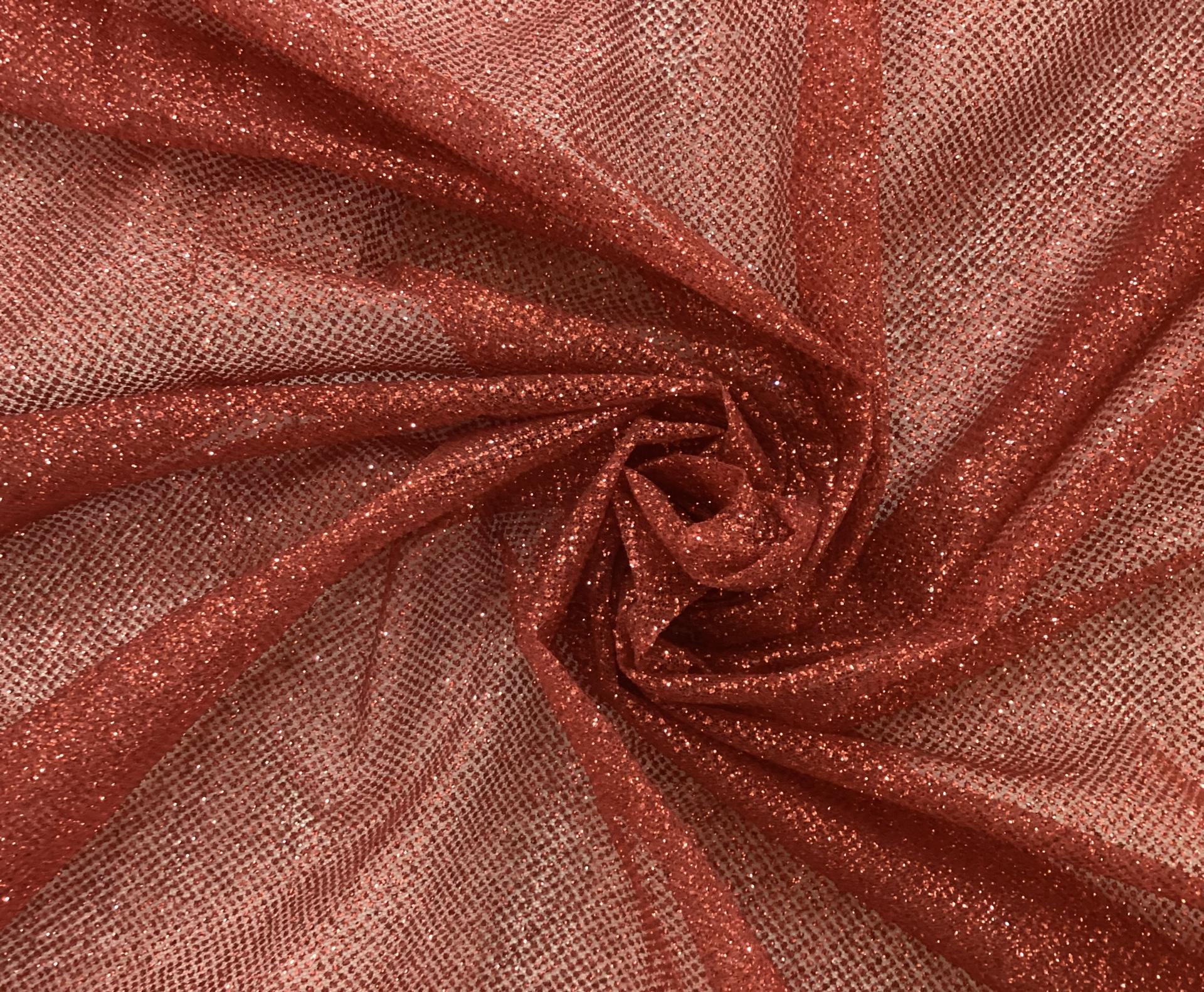 Glitter Mesh in Lipstick