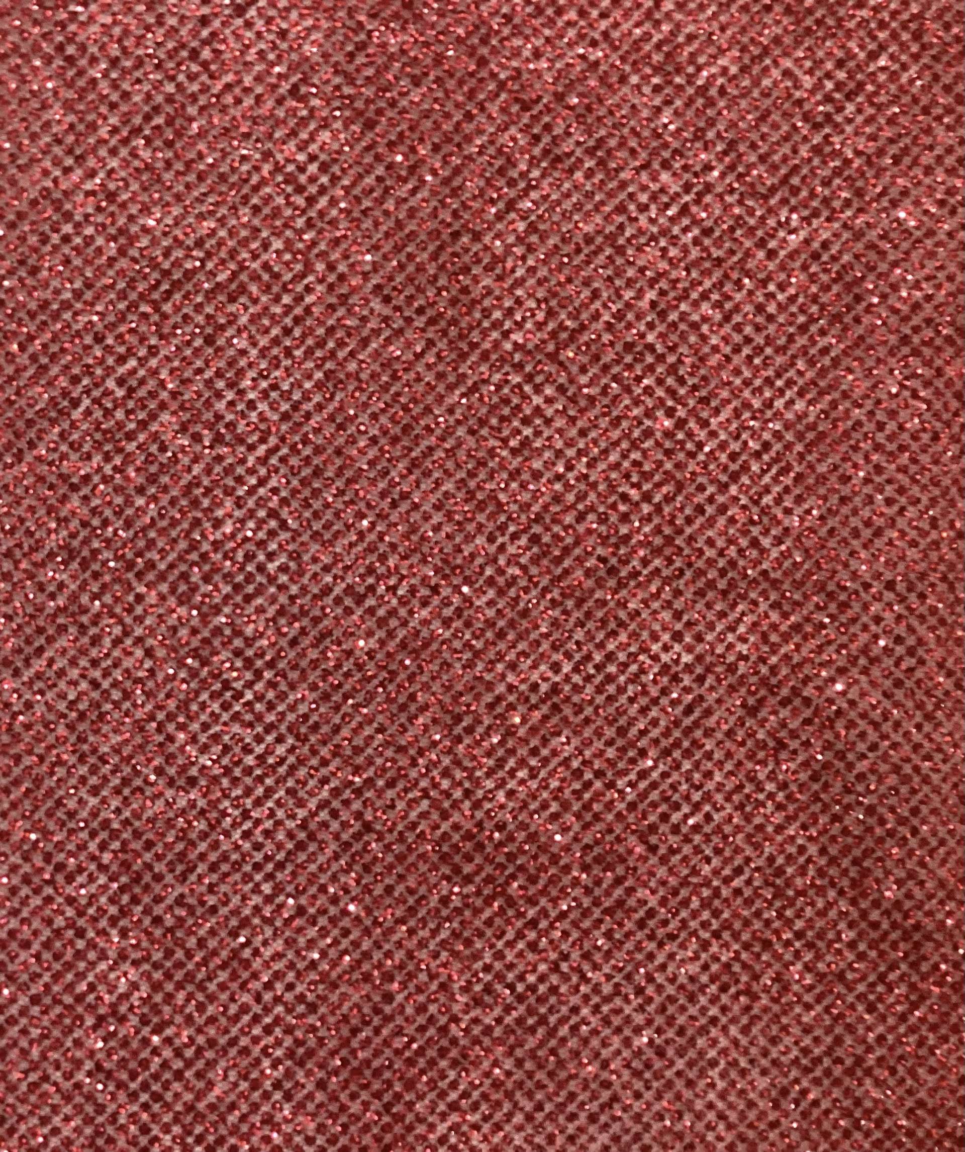 Glitter Mesh in Ruby