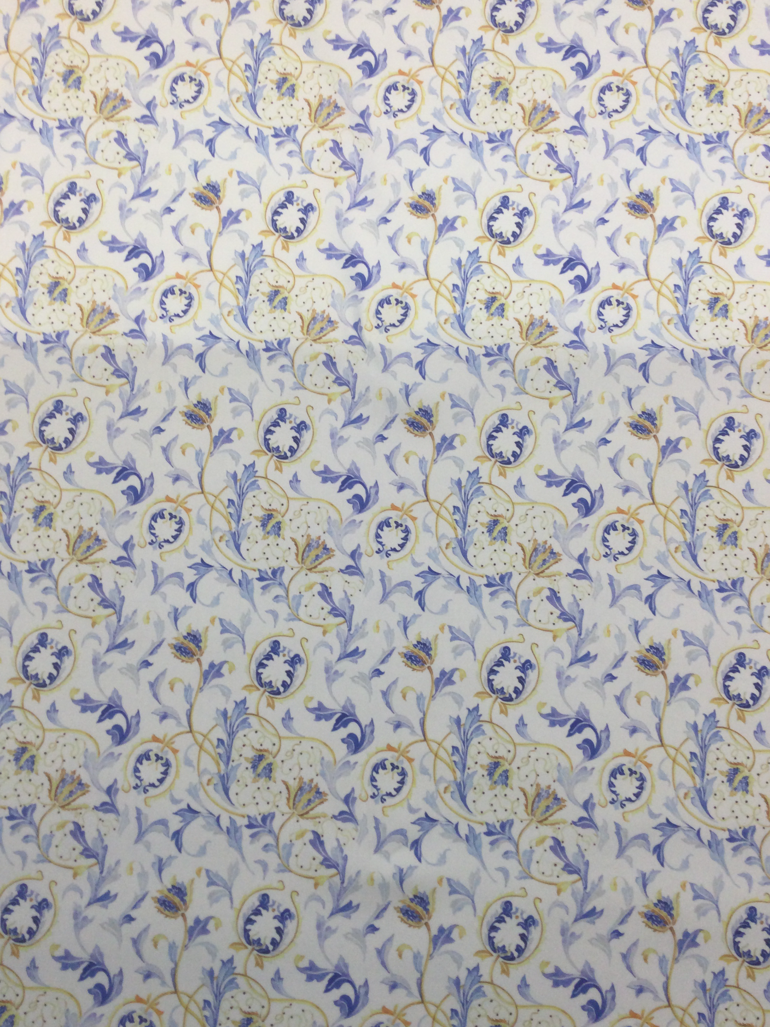 Printed Cotton/Lycra Leaf Design