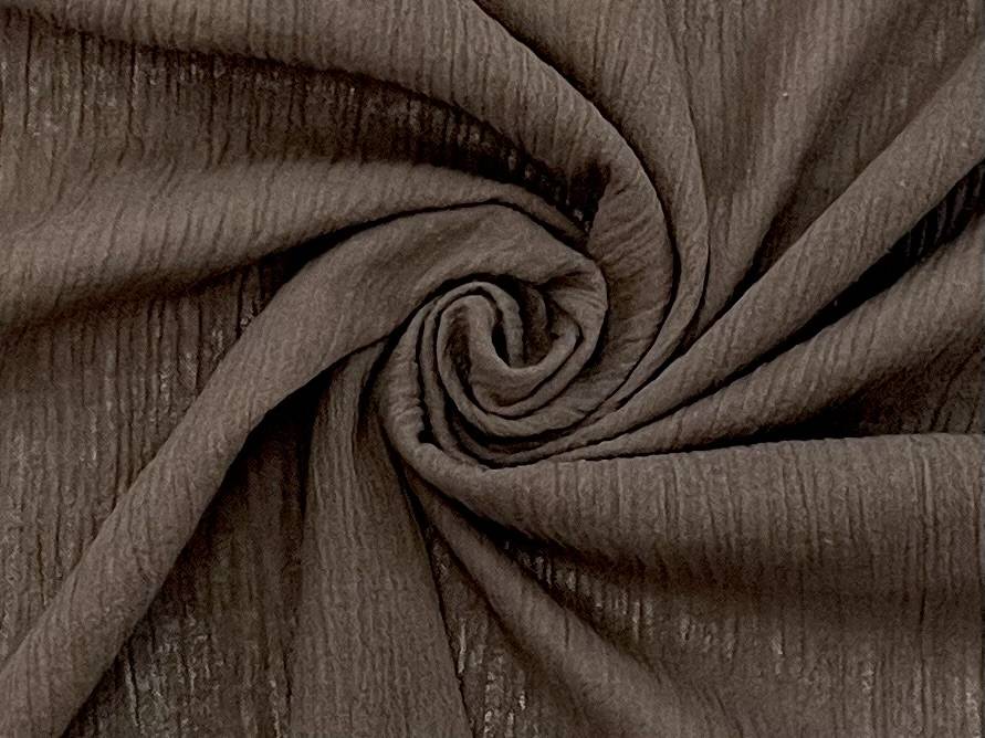 PURE COTTON GAUZE IN CHOCOLATE
