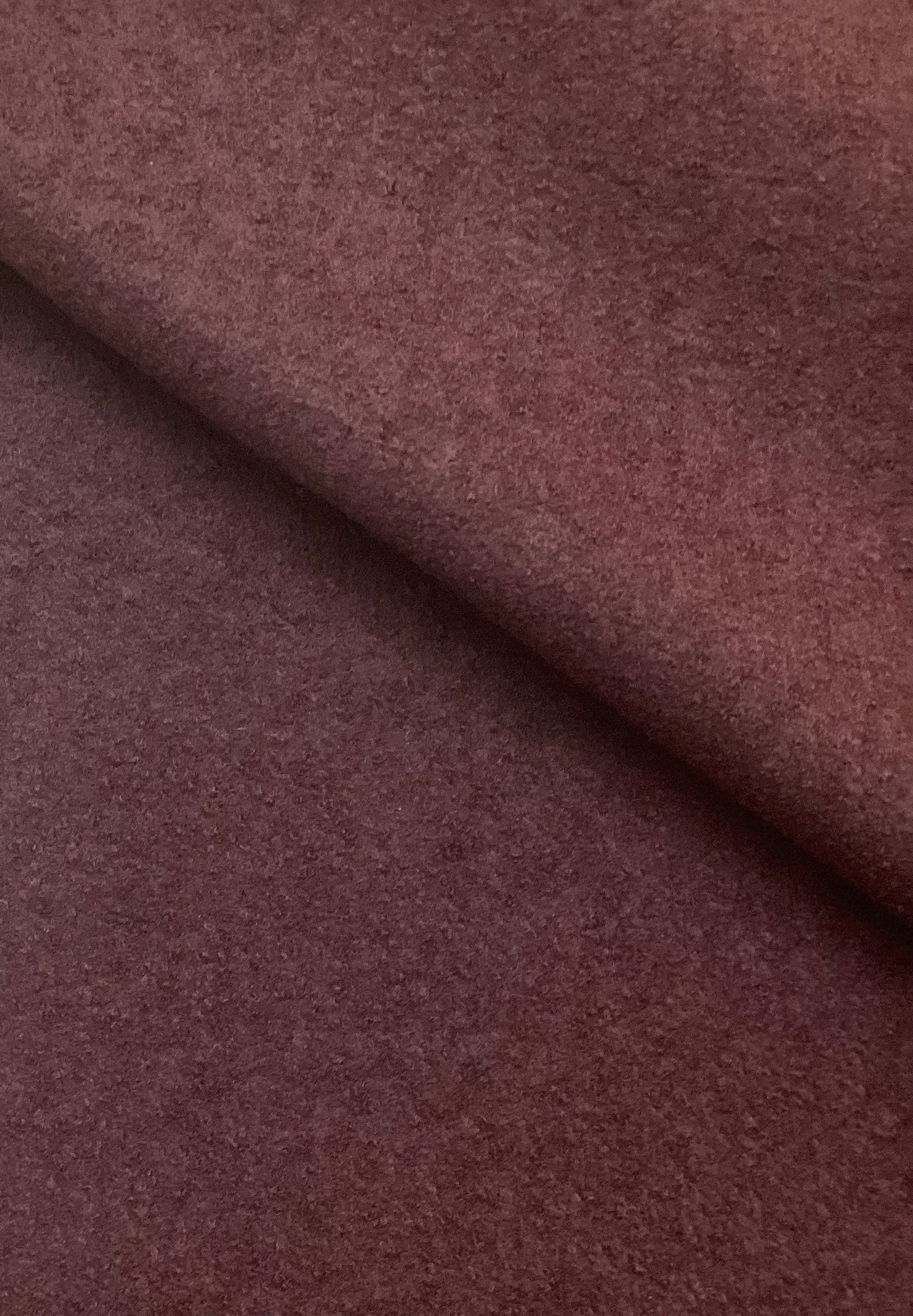 Boiled Viscose Wool in Merlot