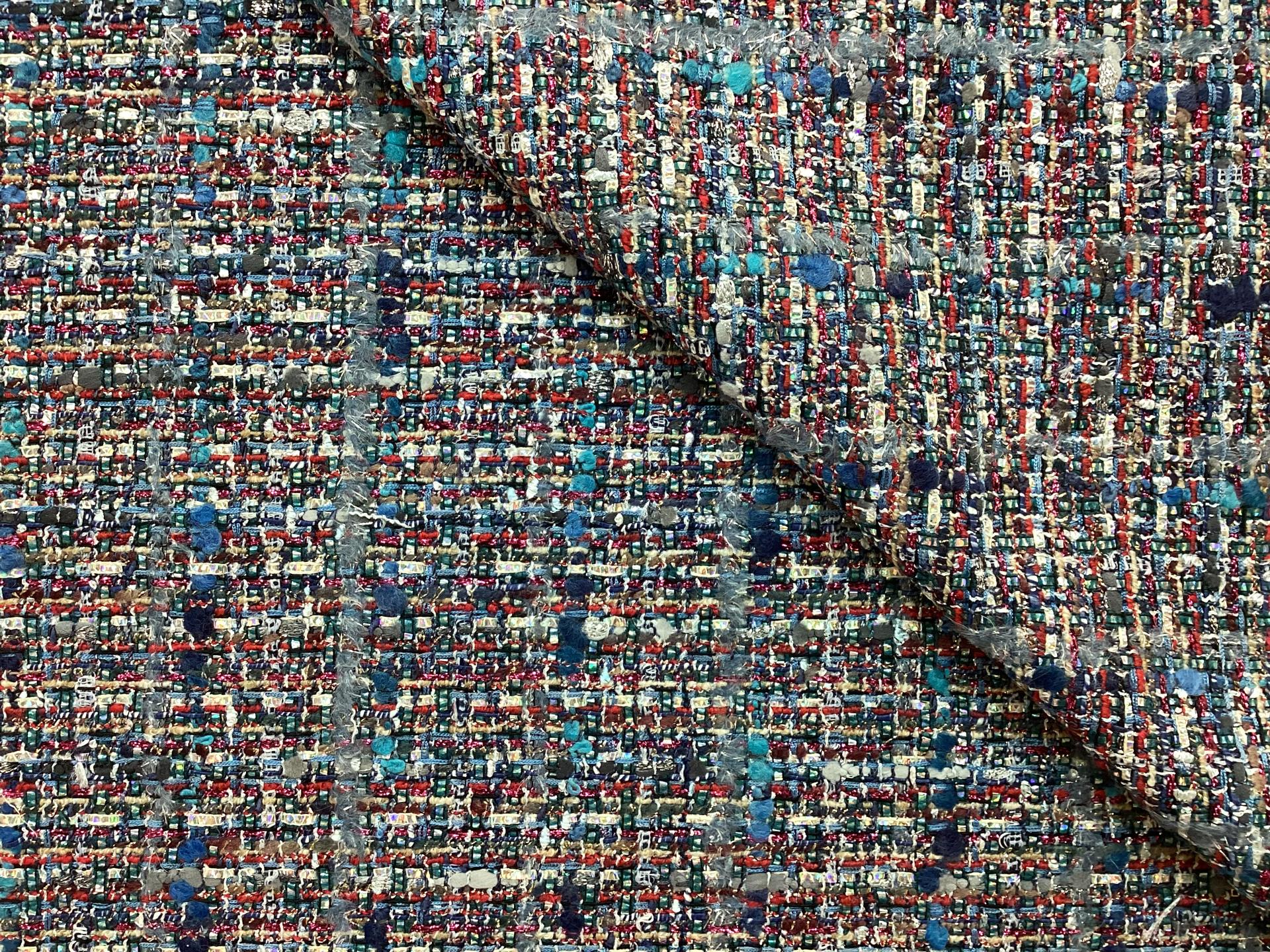 MADE IN ITALY METALLIC TWEED