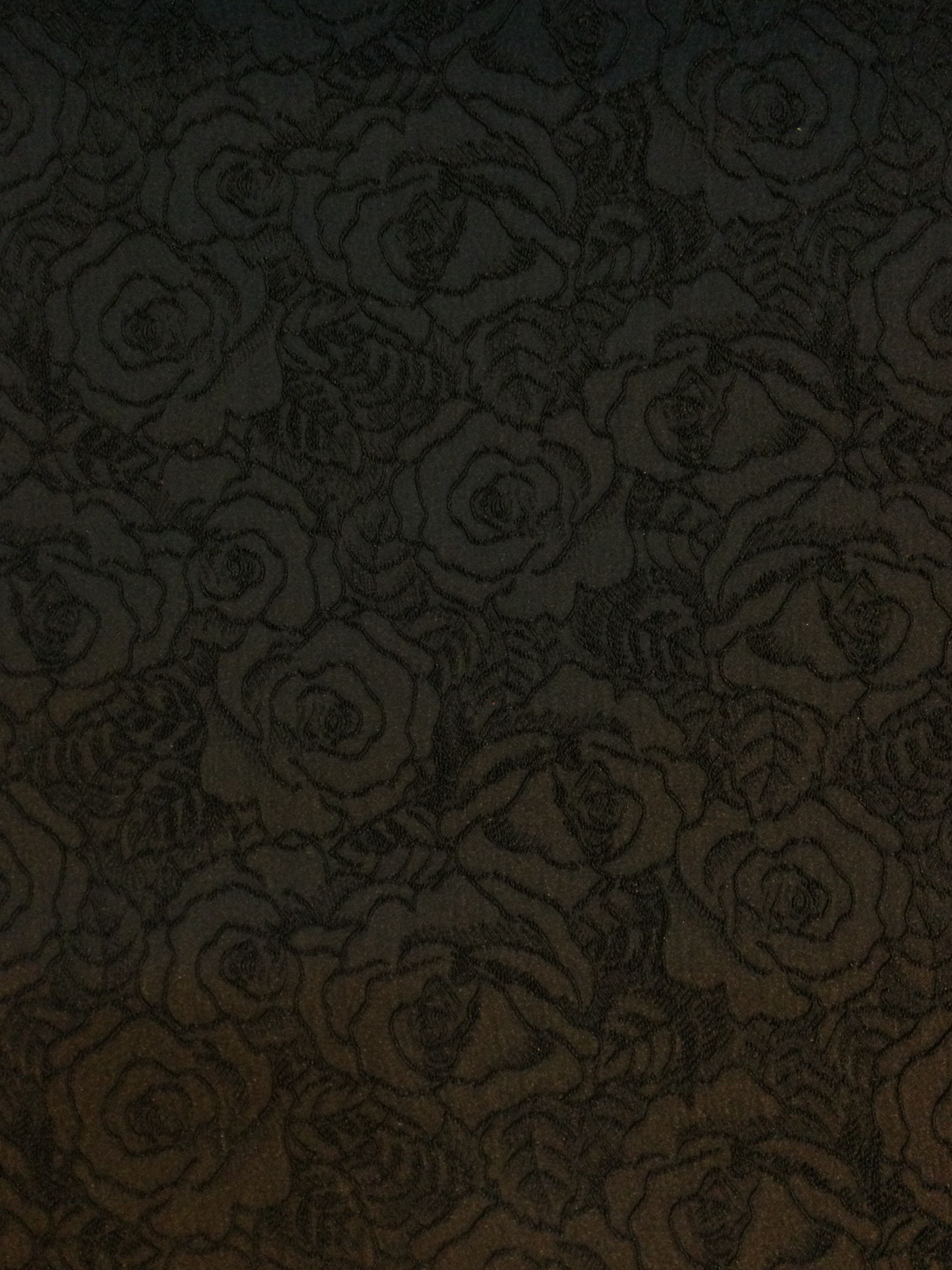 Stretch Brocade in Black