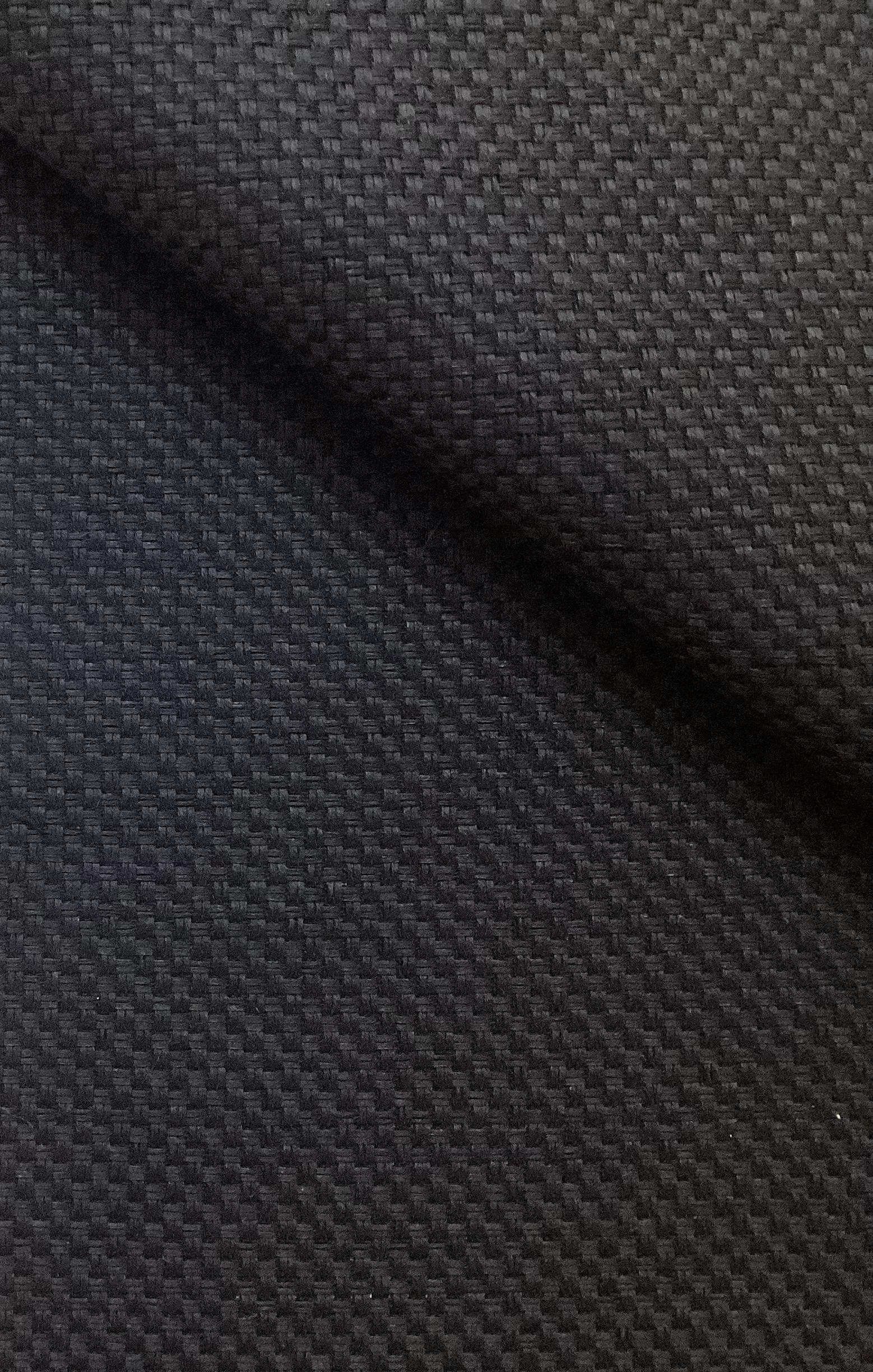 COTTON BLEND BASKET WEAVE TWEED IN MIDNIGHT NAVY