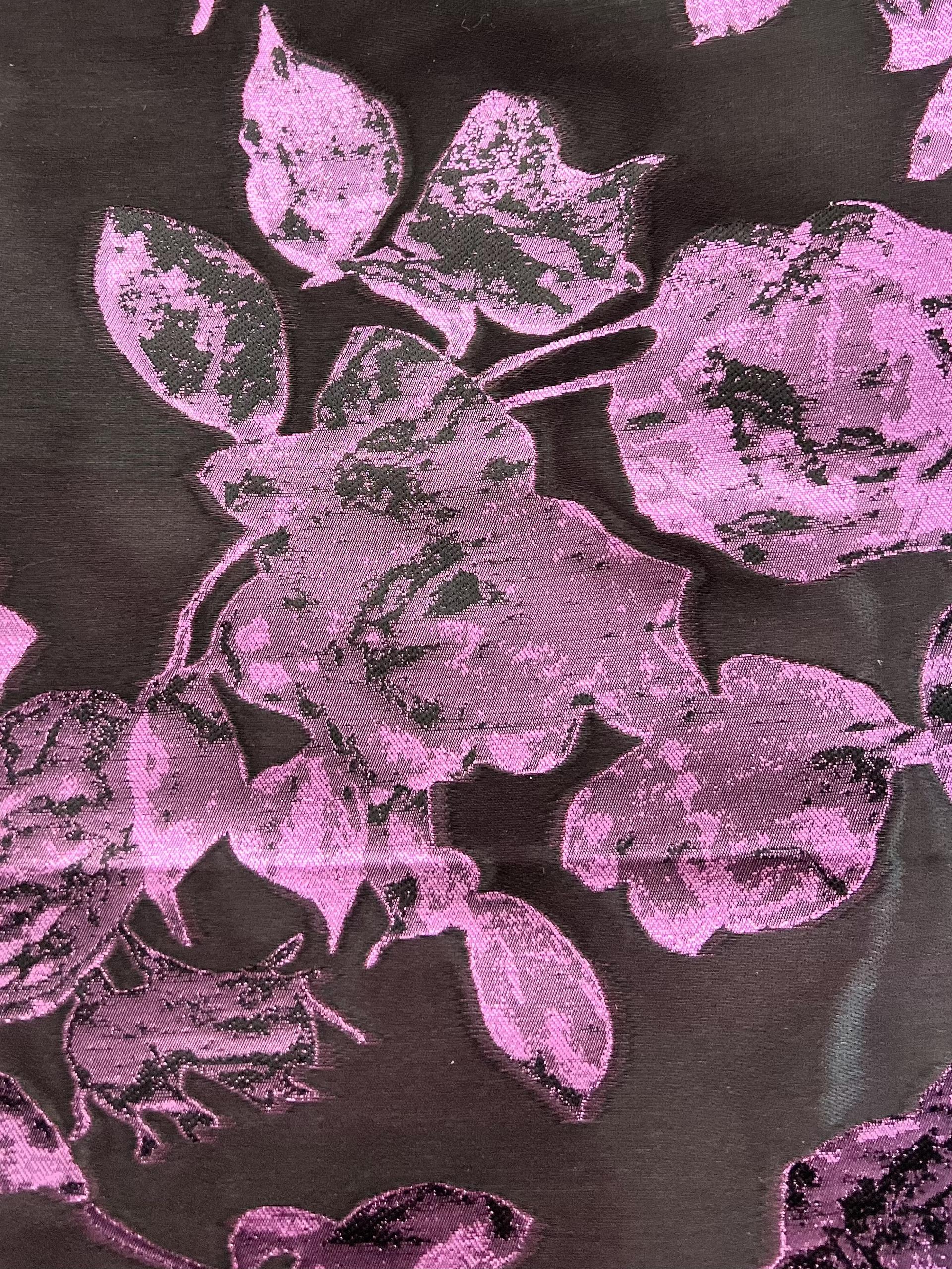 Made in Spain Liquid Satin Metallic Fill Coupe in Fuchsia