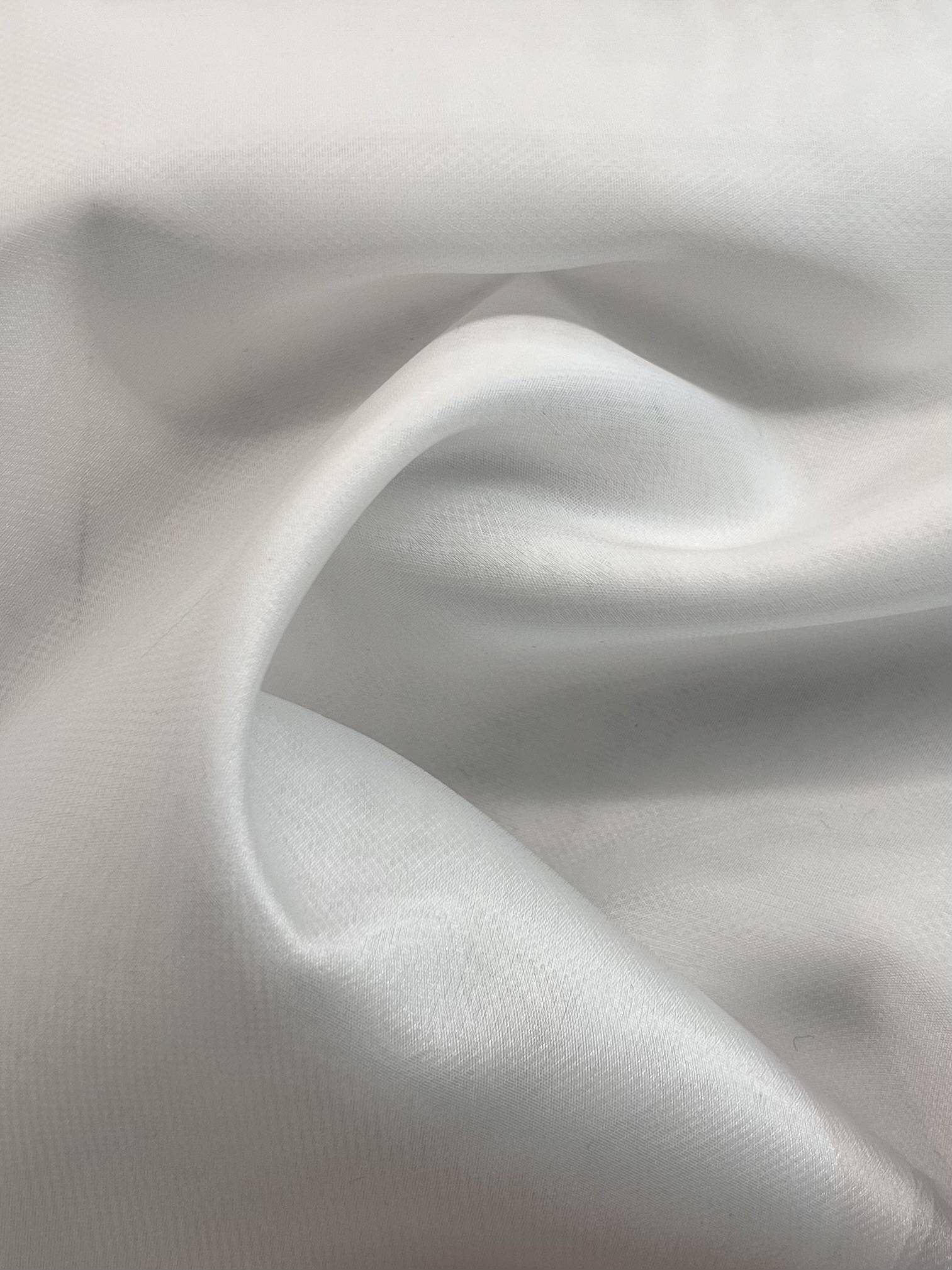 Made in Spain Polyester Gazar in White