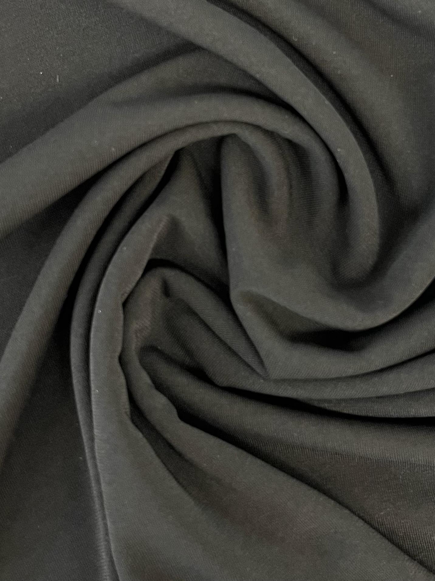 Rayon Matte Jersey in Jet