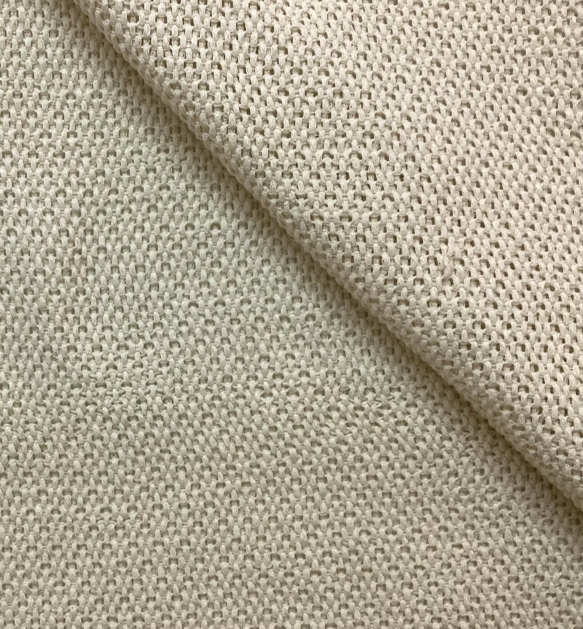 100% Cotton Open Weave Tweed In Pale Yellow