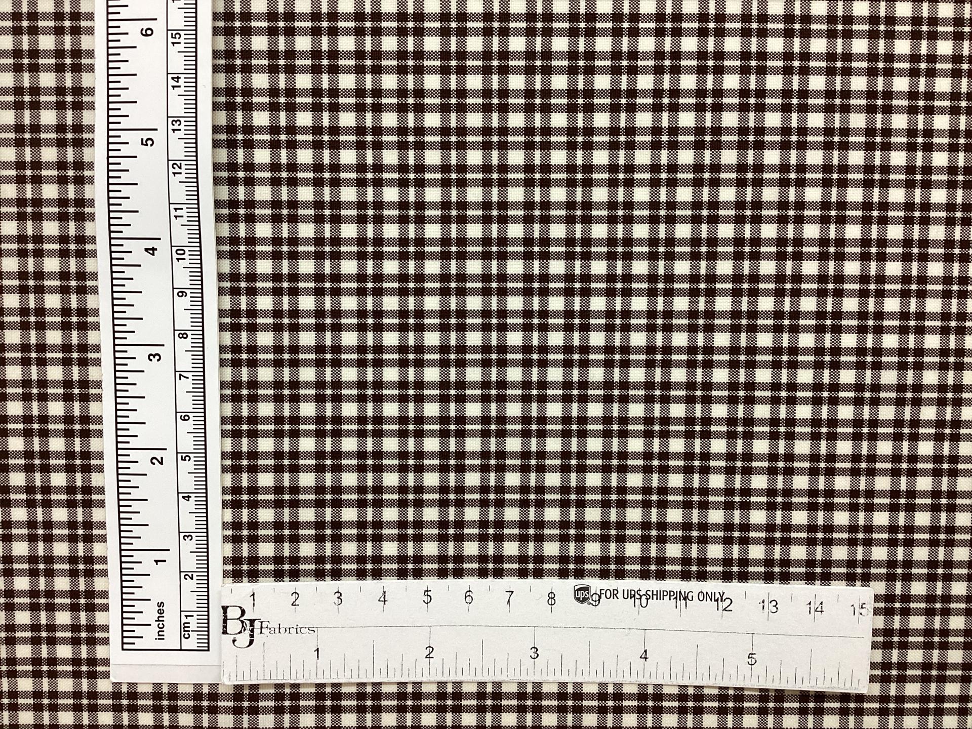 Italian Loro Piana Wool Super 150's in Brown White