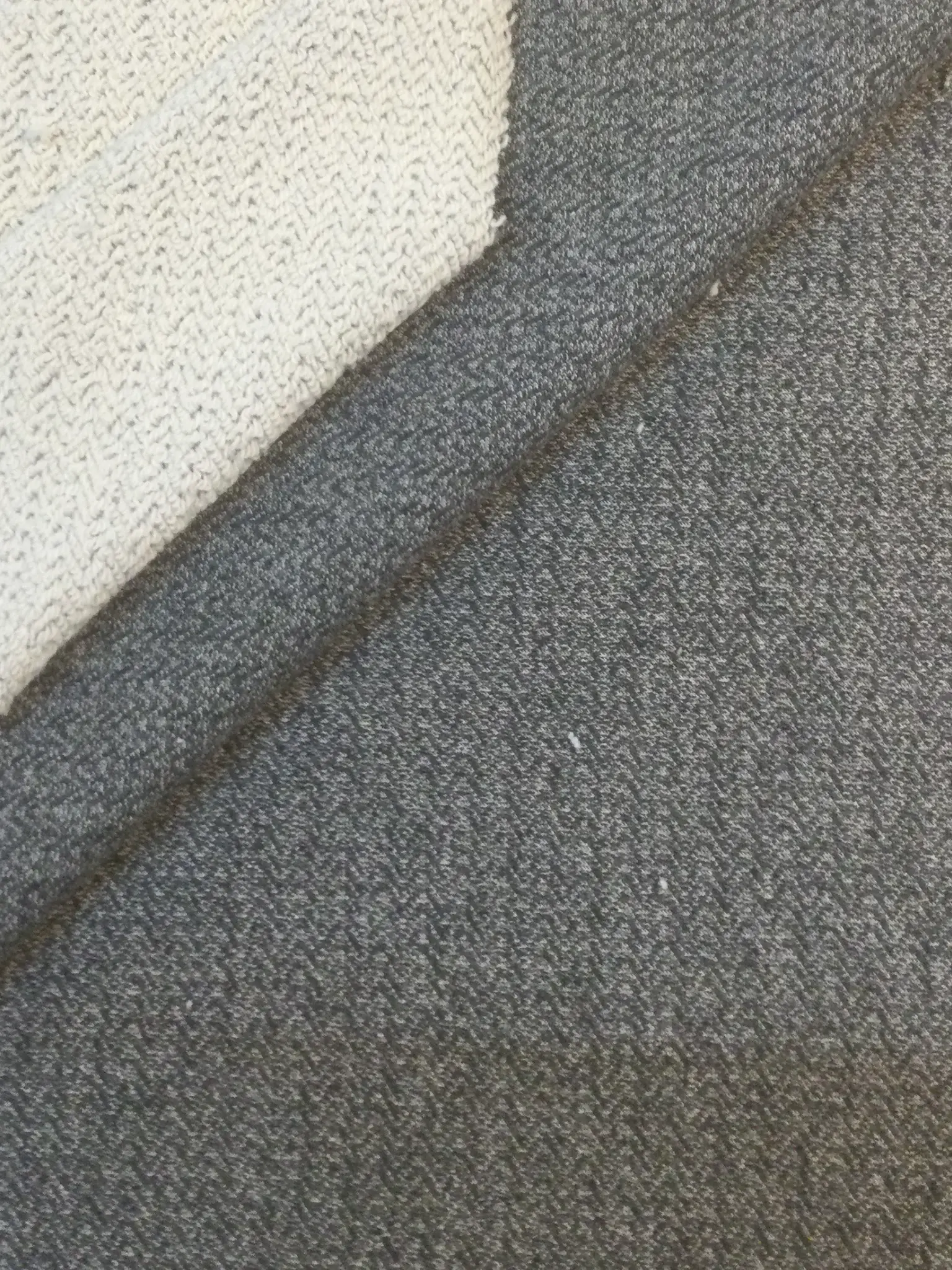 French Terry in Athletic Grey