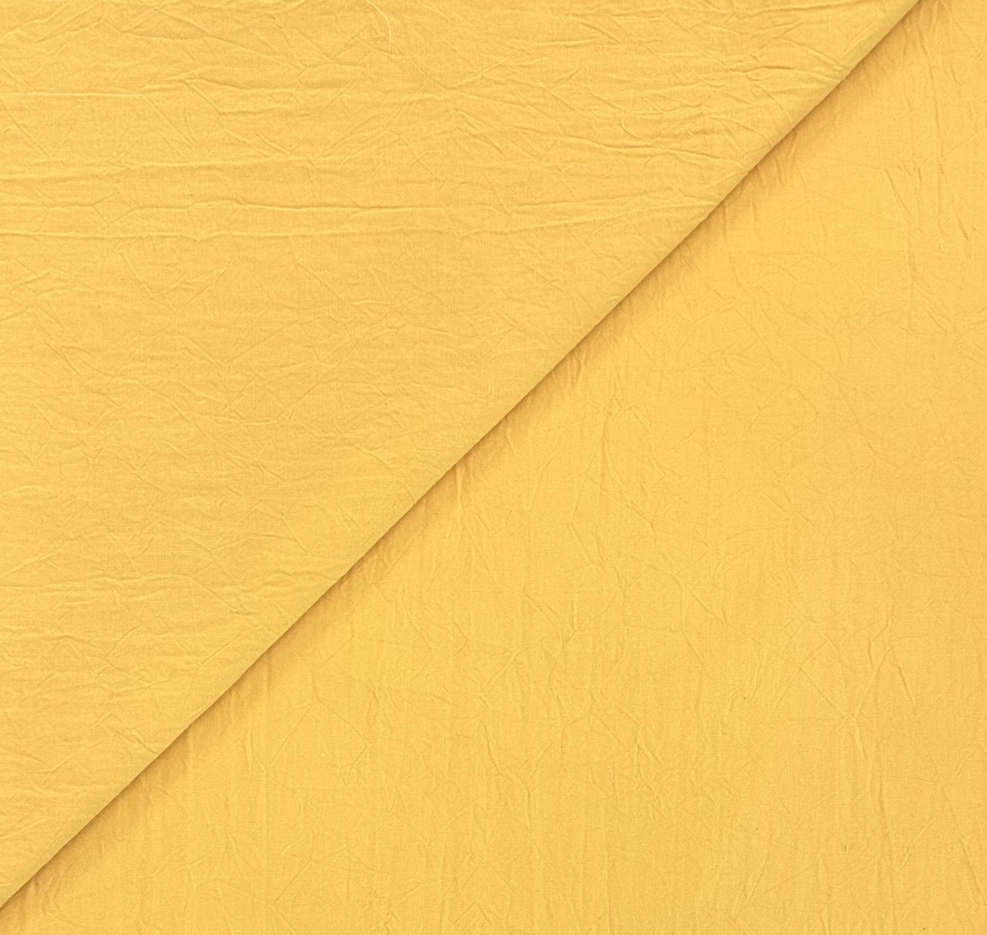 Japanese Kona Wrinkled Cotton in Yellow