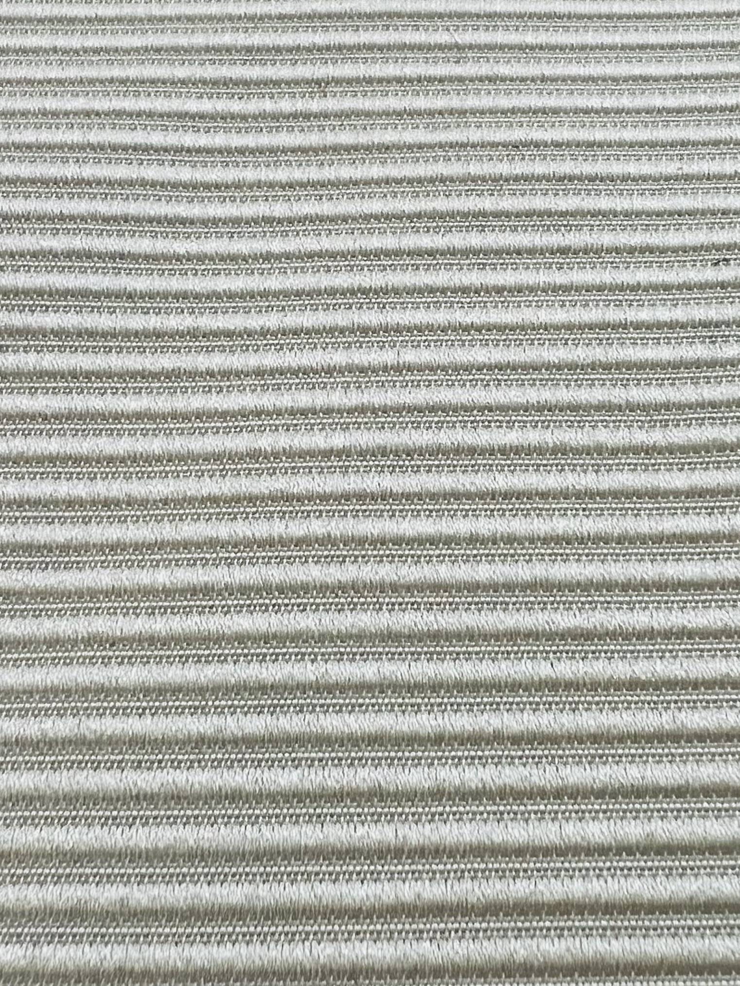 Silk Ottoman in Antique White