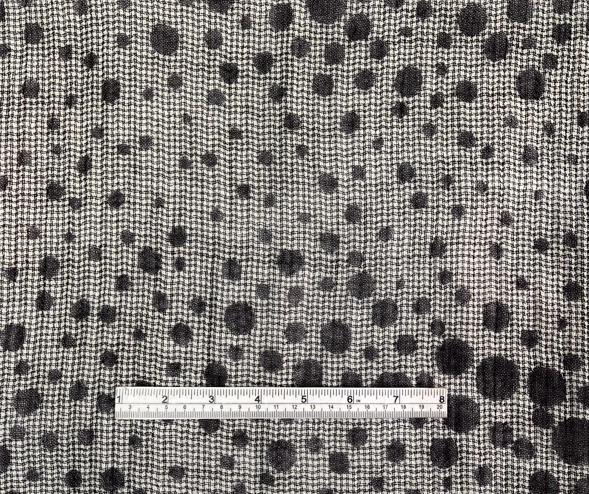 Printed Wool/Cotton Mesh