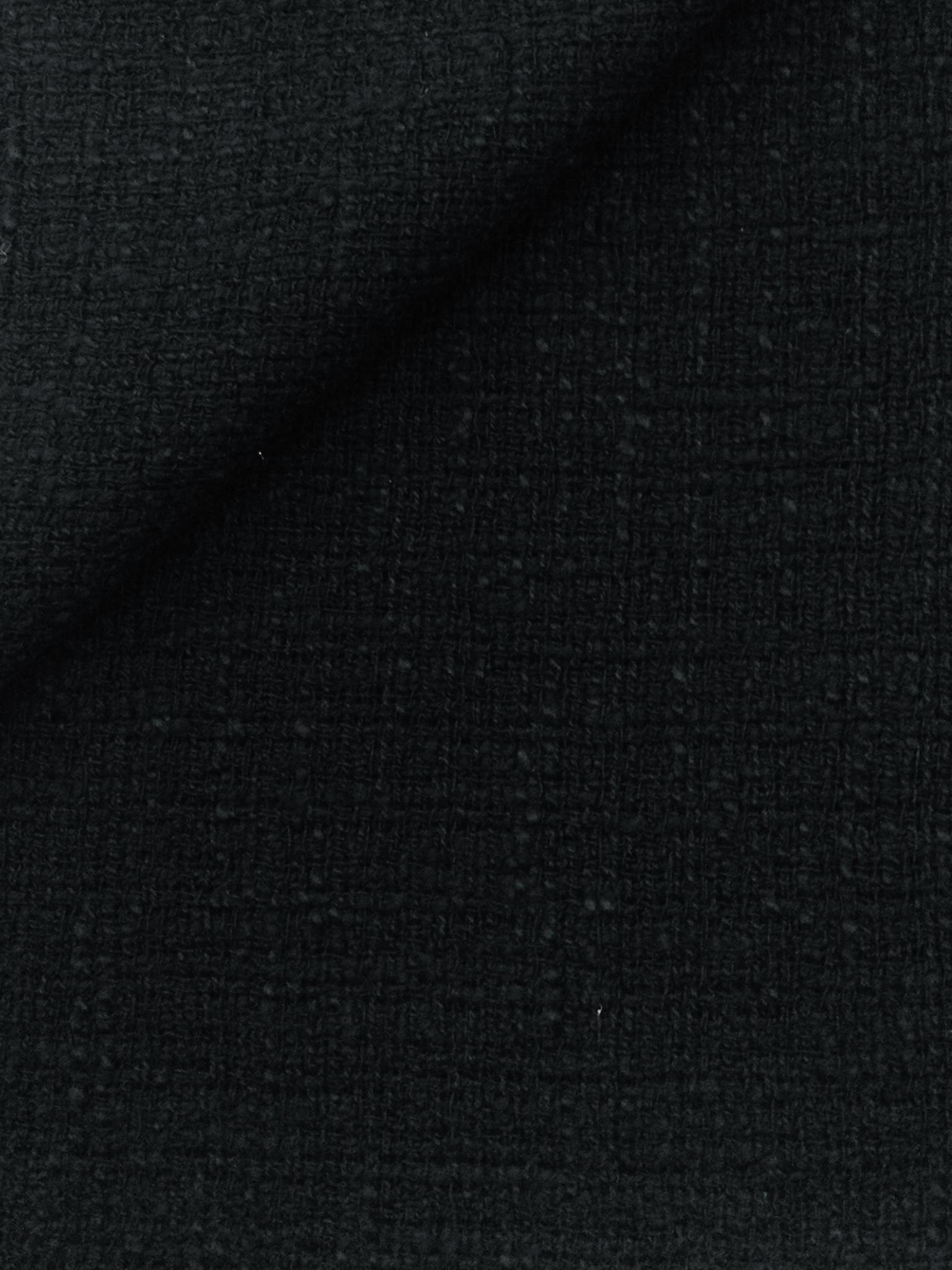 Rayon and Cottton Tweed in Black