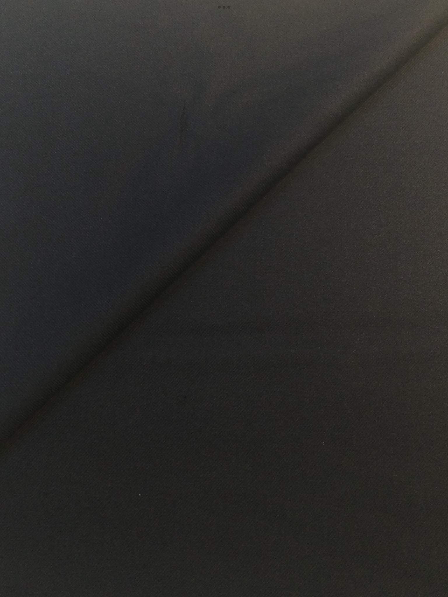Made in Italy Loro Piana 100% Saxxon Wool in Midnight Navy