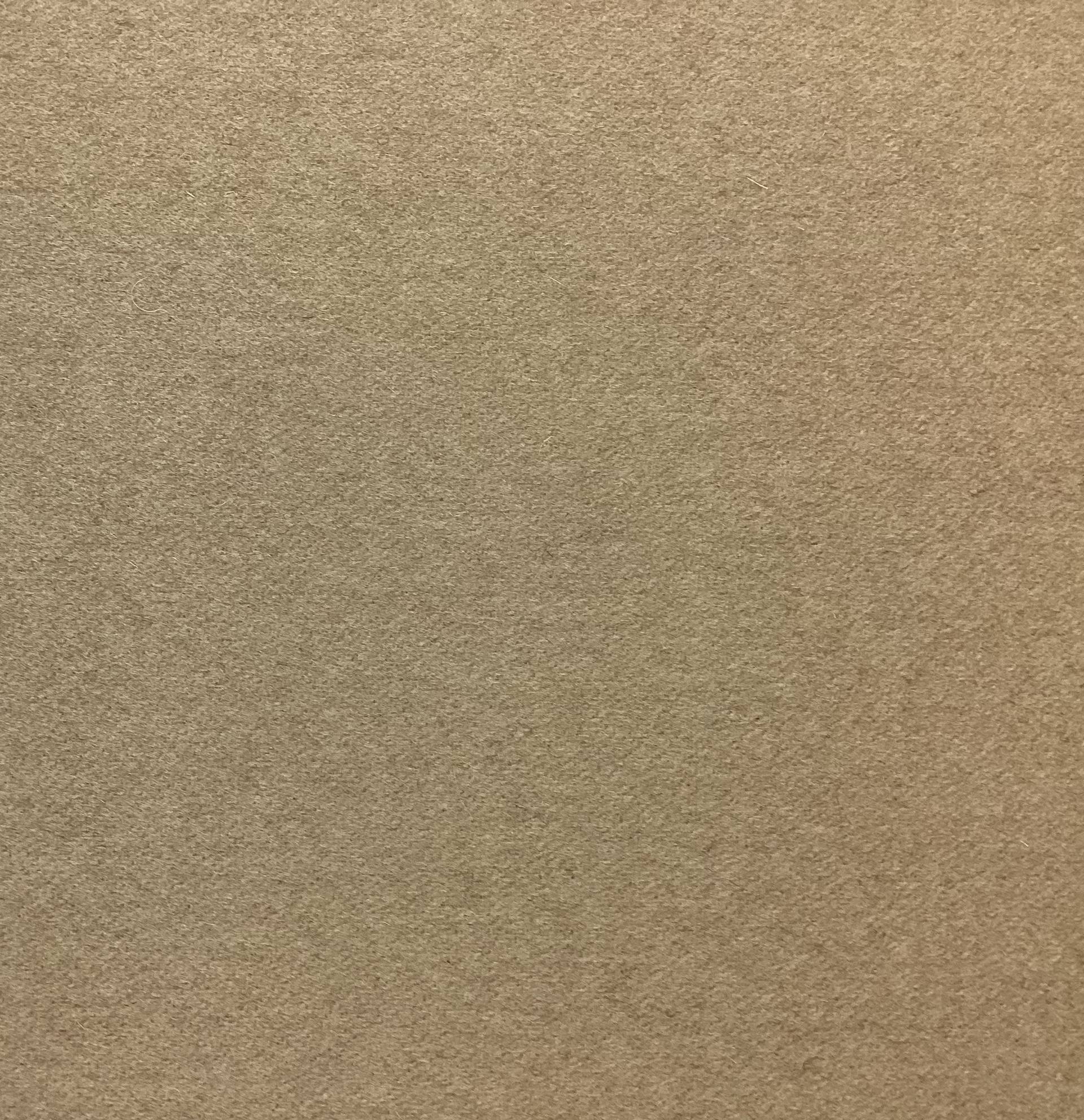 Cashmere & Wool Doubleface Coating In Sand & Mortar