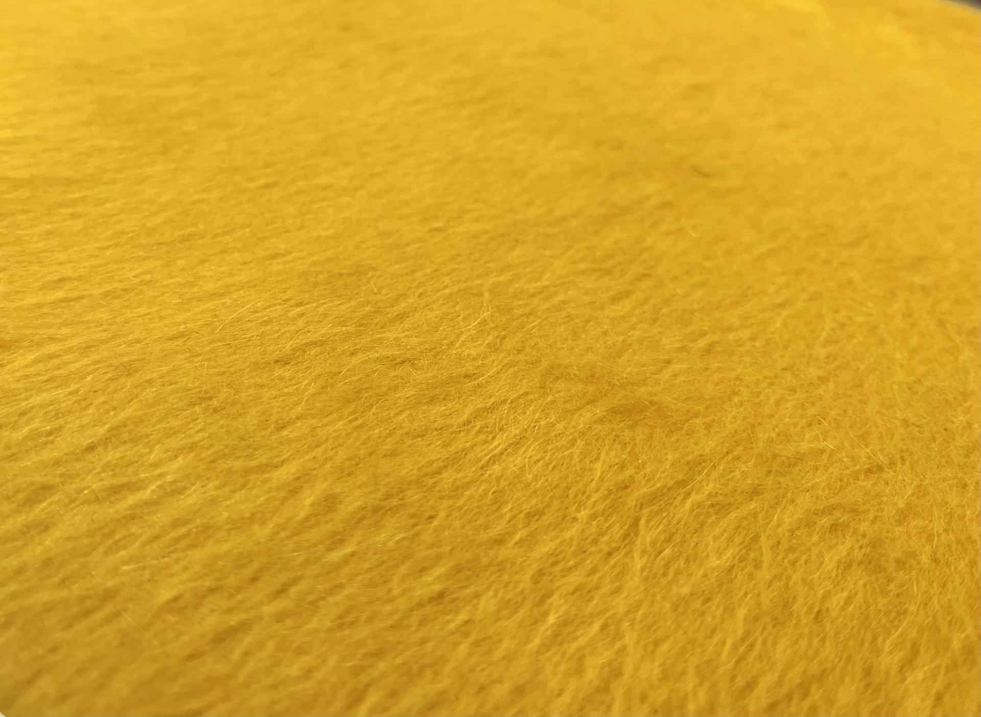 Made in Italy Wool and Mohair Coating in Marigold