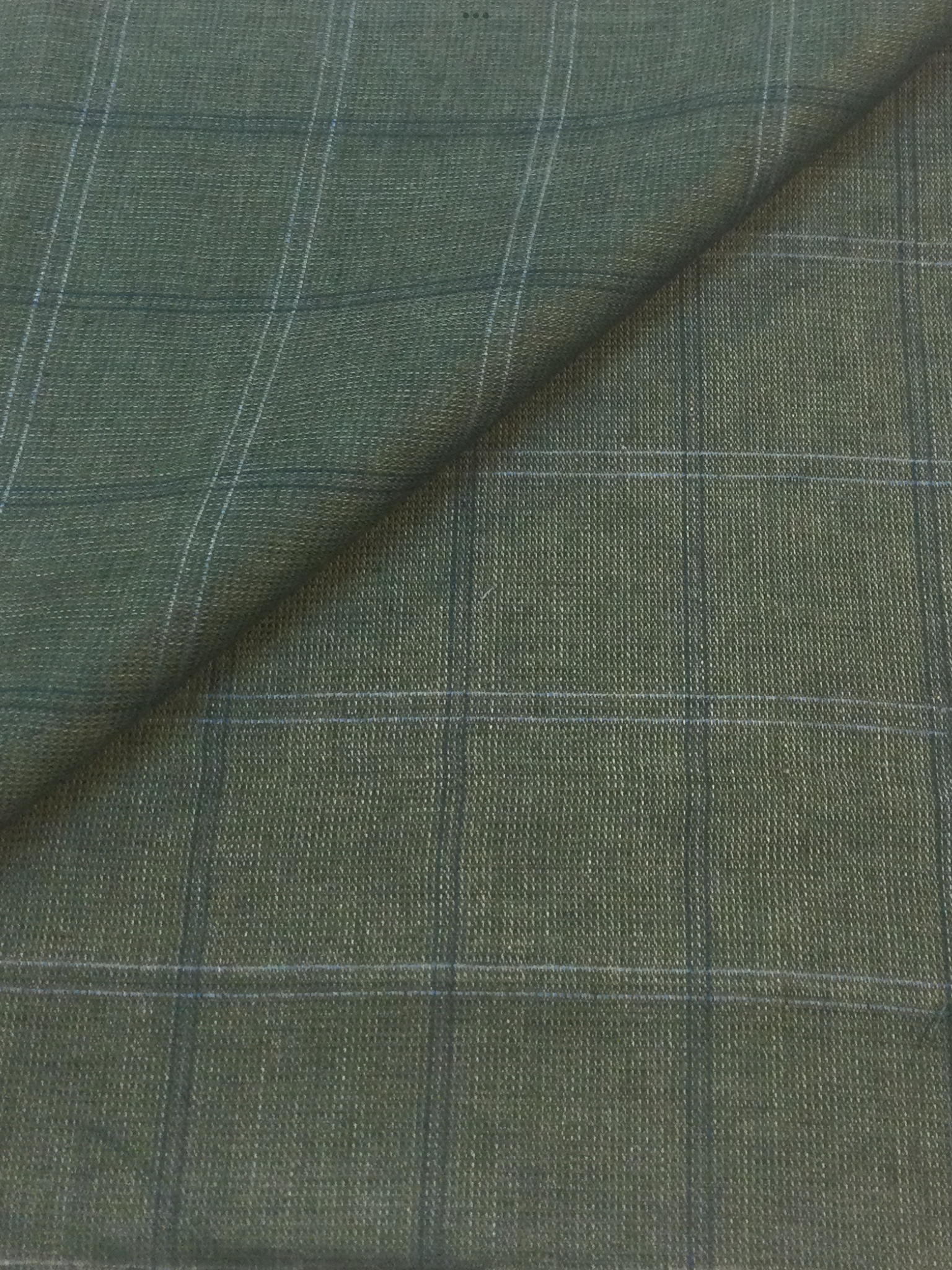Made in Austria 100% Linen Plaid