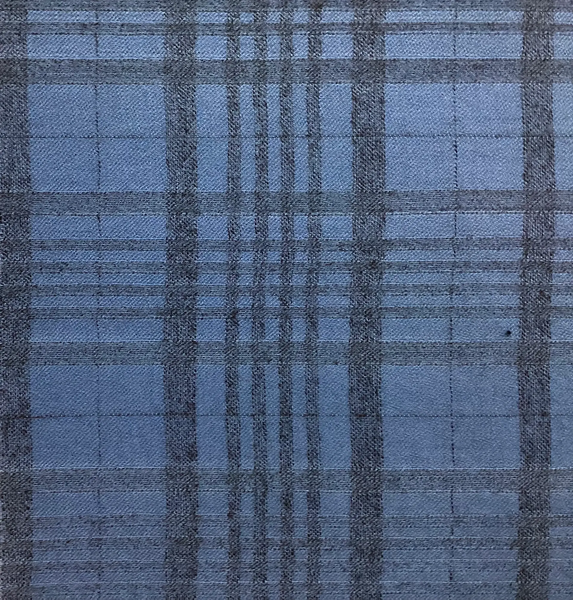 Made in Italy Guabello Wool Plaid in French Blue
