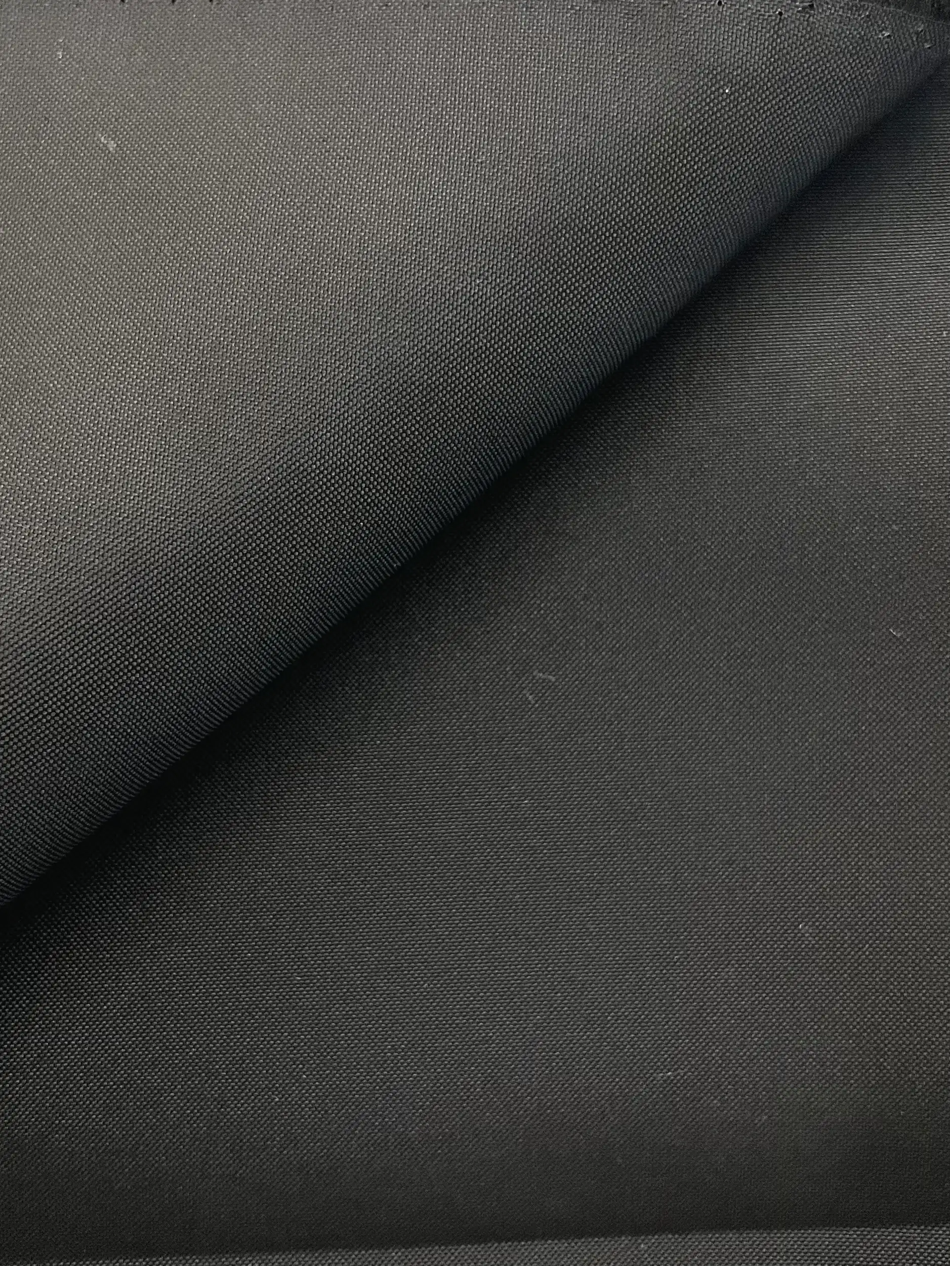 Made in Italy Pure Silk Canvas Weave Gazar in Black