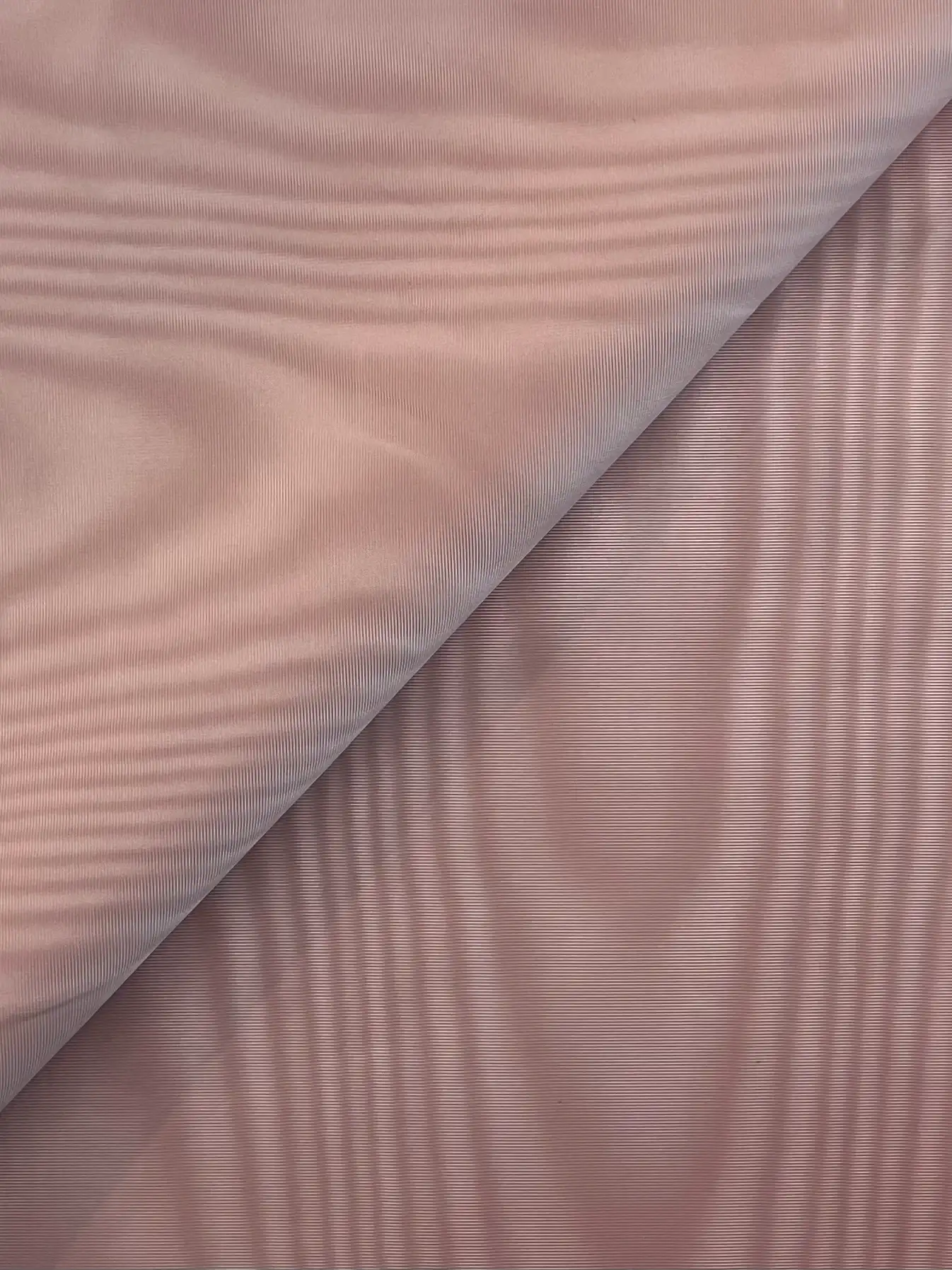 Made in Italy Moire Faille Polyester in Soft Pink