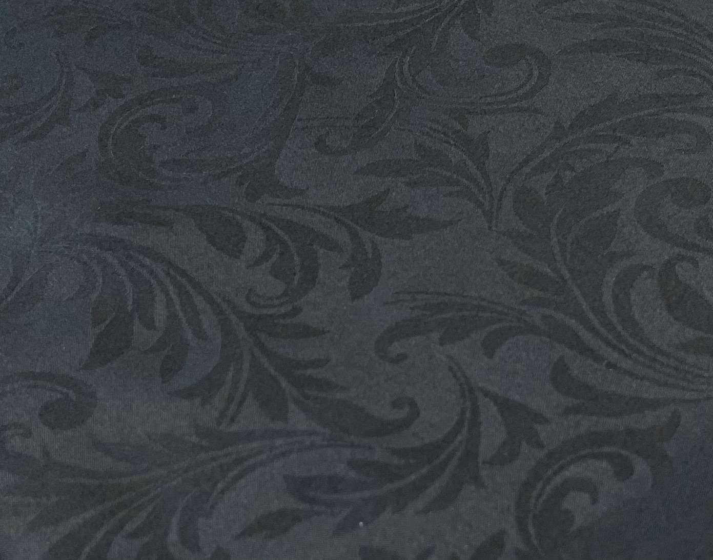 Made in Italy 100% Silk Feather Jacquard in Ink