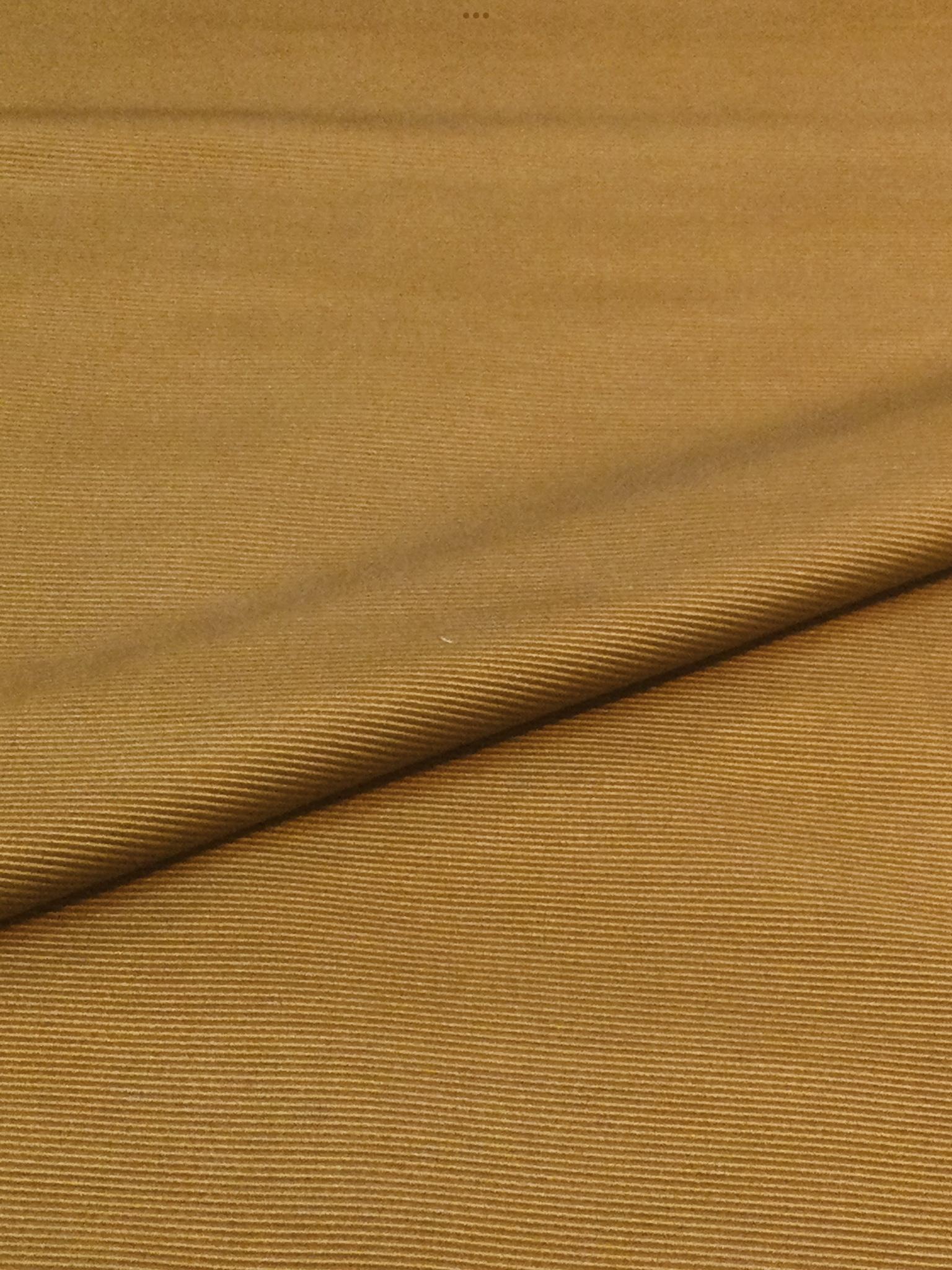 Cotton & Acetate Ottoman in Antique Gold