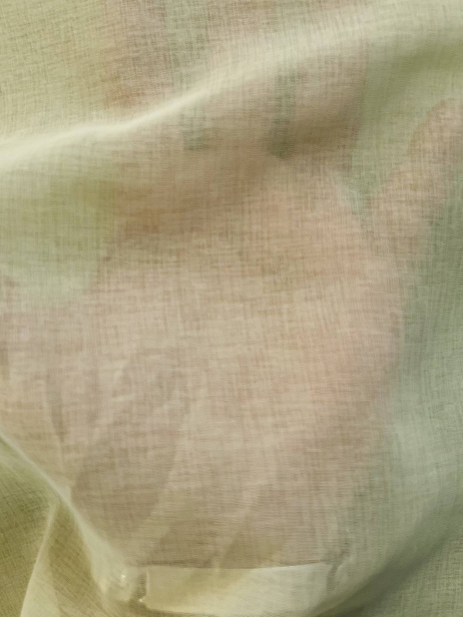 Japanese Polyester Gauze Chiffon in Matcha