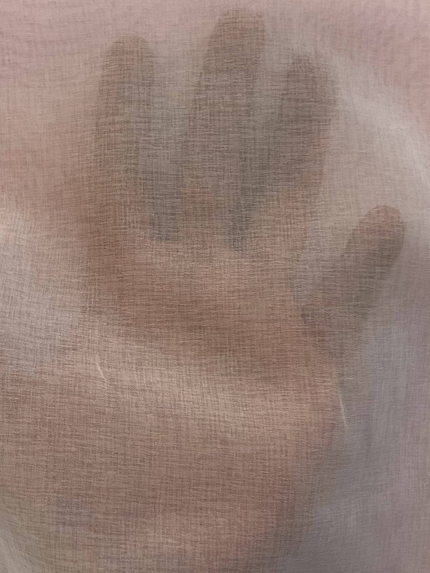 Japanese Polyester Gauze Chiffon in Haze