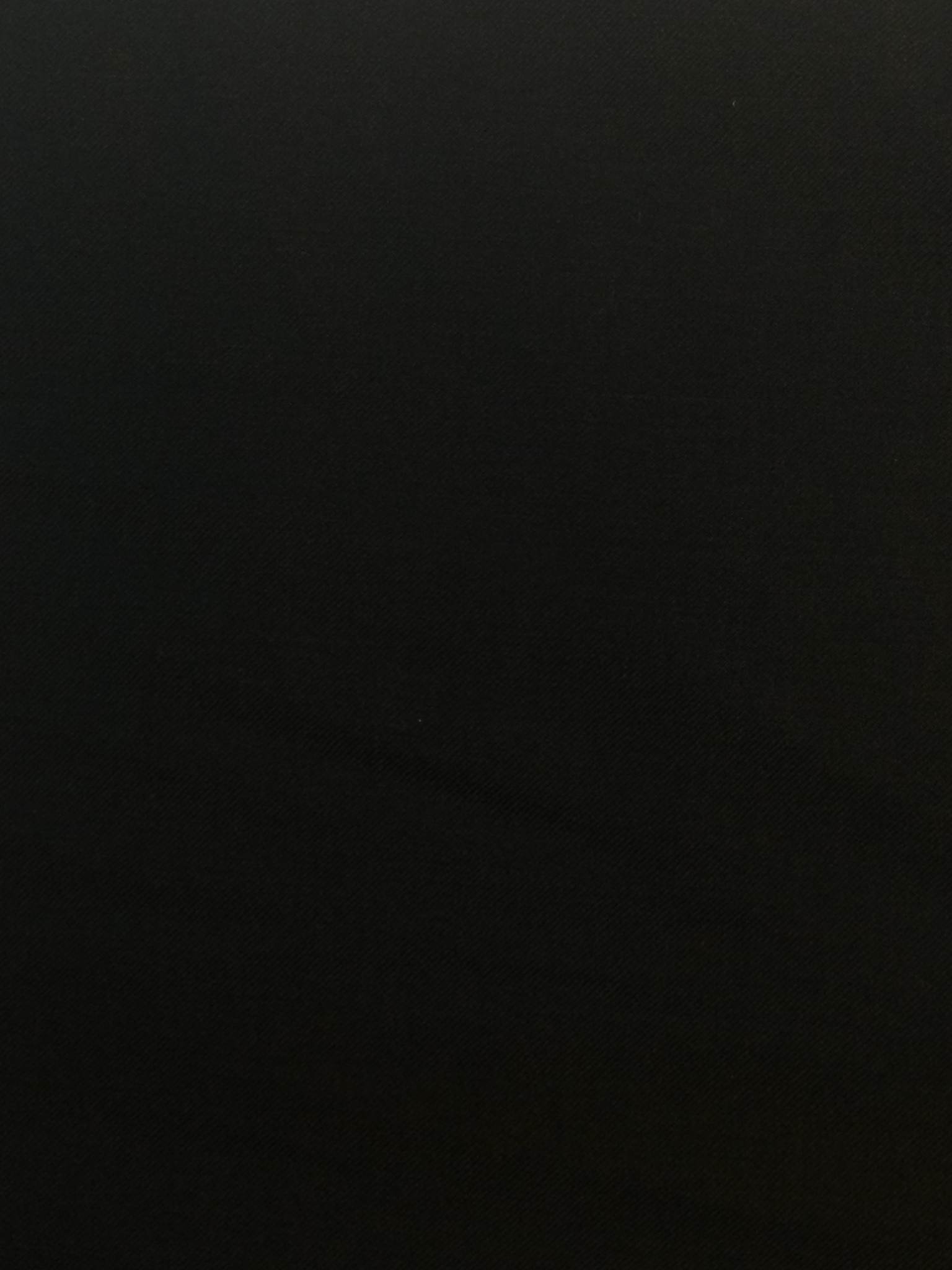 100% Wool Gabardine in Black