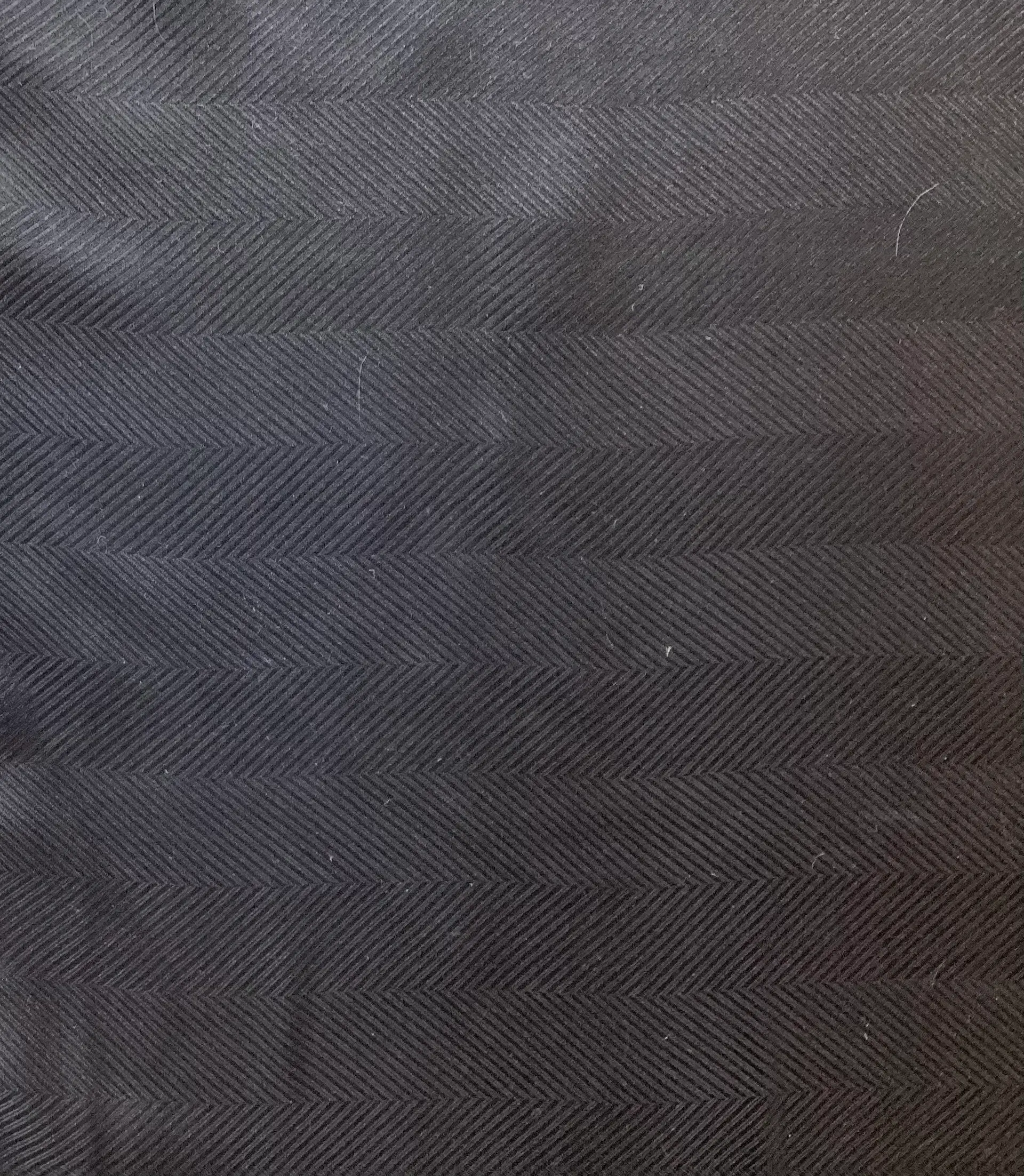 Made in Italy Pure Silk Herringbone Jacquard in Black