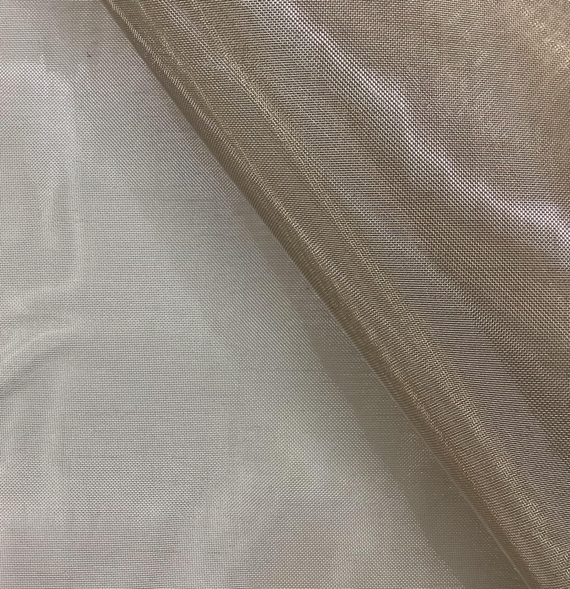 Nylon Double Side Metallic Crinoline In Gold and Platinum