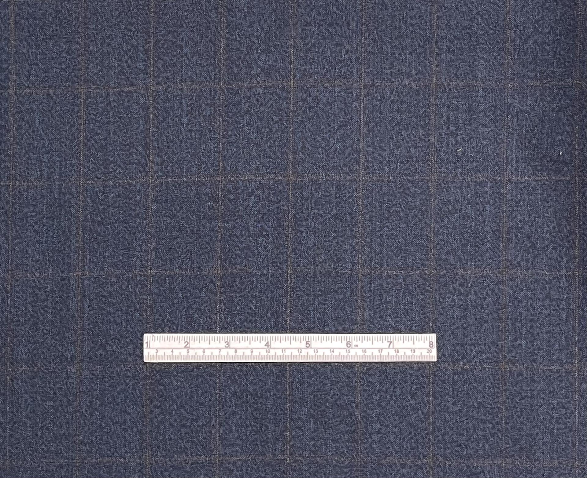 Made in Italy Vitale Barberis 100% Wool Windowpane
