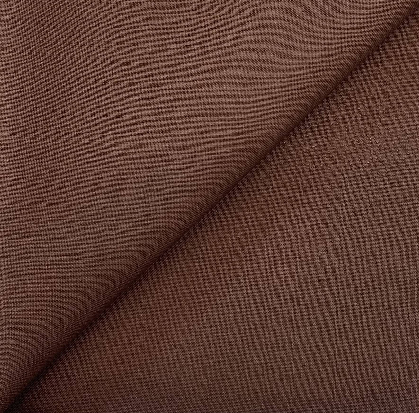 Made in England Mohair Wool Suiting in Brown