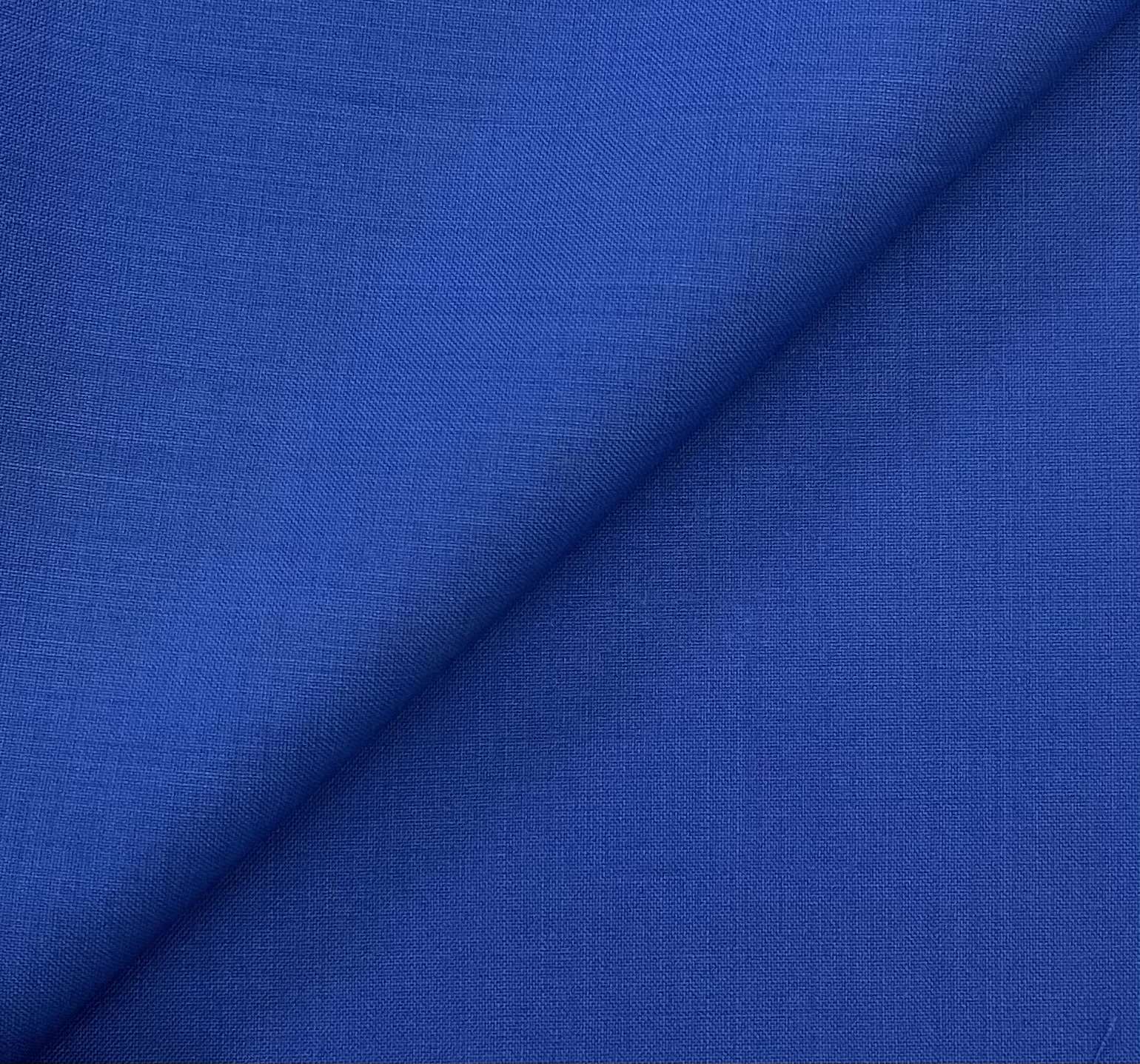 Made in England 60% Mohair 40% Wool Suiting in Royal Blue