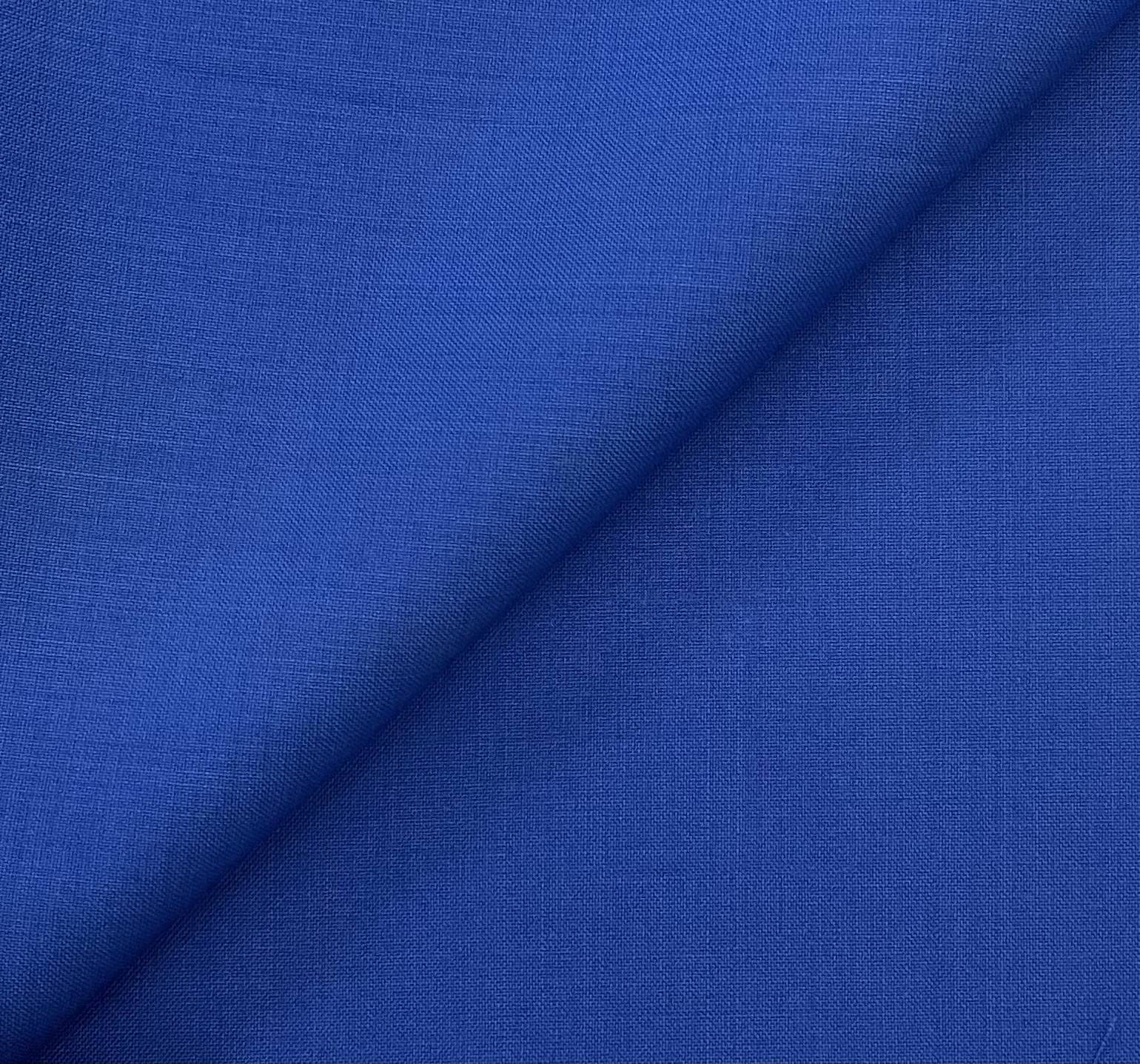 Made in England 60% Mohair 40% Wool Suiting in Royal Blue