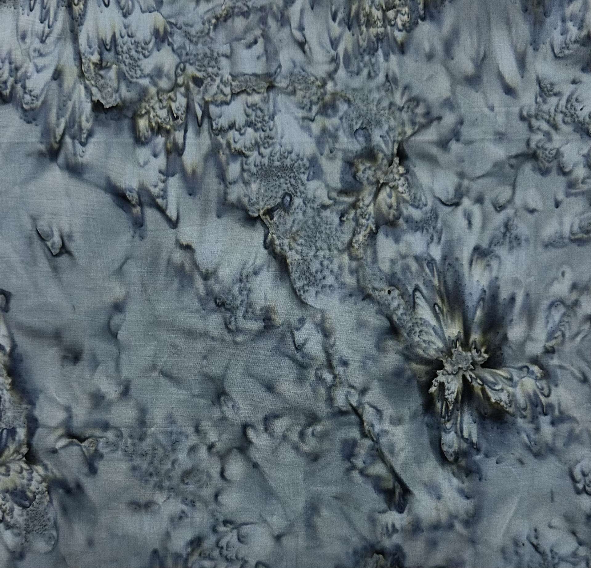 Cotton Batik in Battleship Blue
