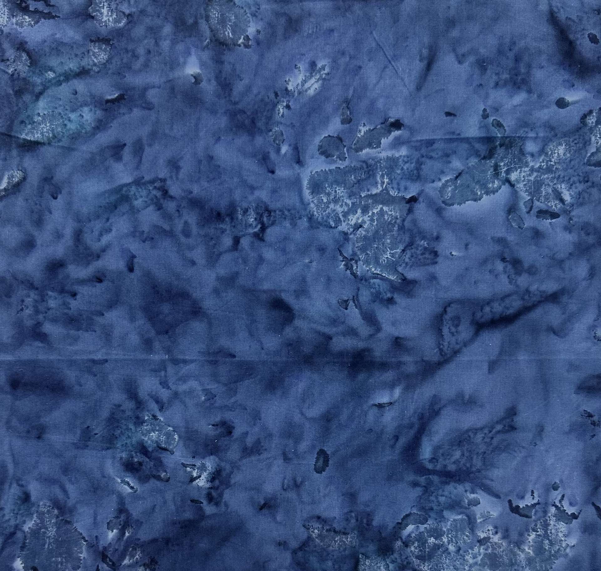 Cotton Batik in Eclipse Blue