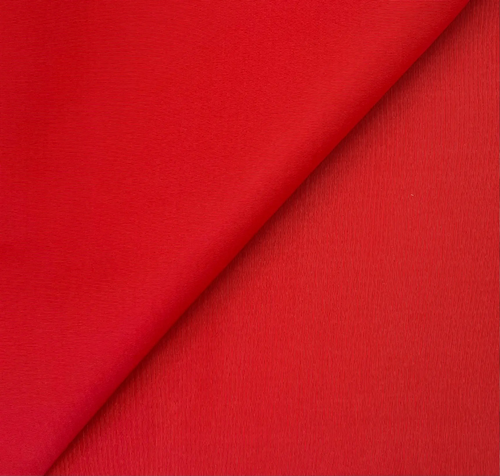 Made in Italy 100% Silk Gros De Londres in Cherry Red
