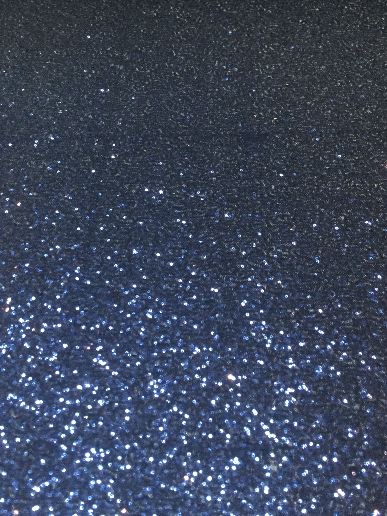 Micro Sequins on Stretch Tulle in Midnight