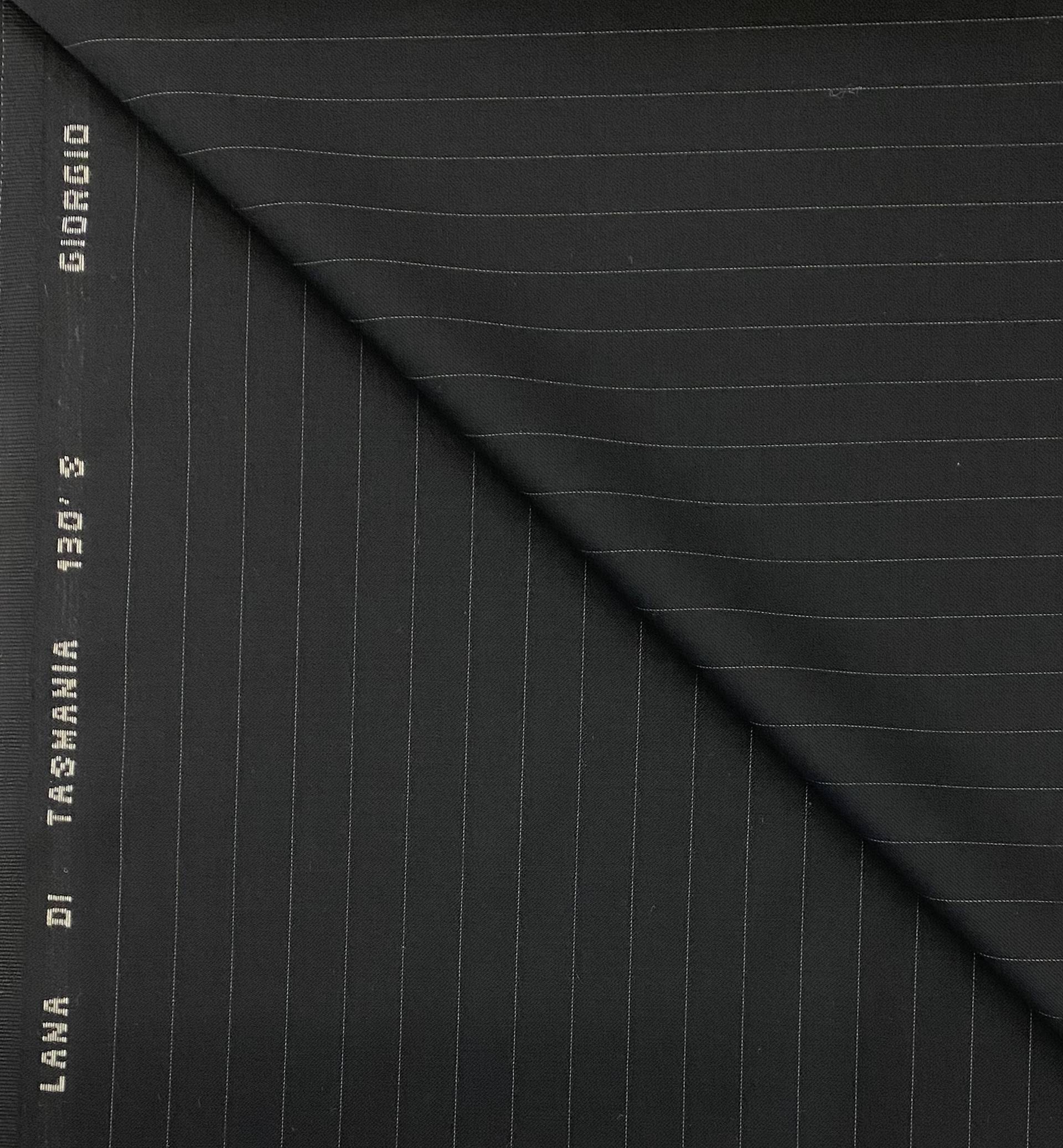 Made in Italy 100% Wool Pinstripe