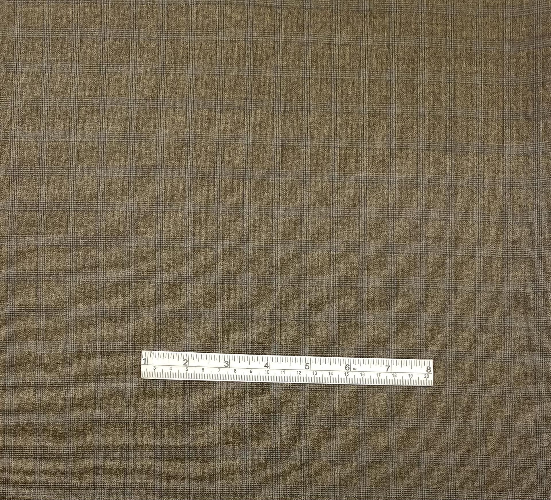 Made in Italy 100% Wool Super 110's Plaid