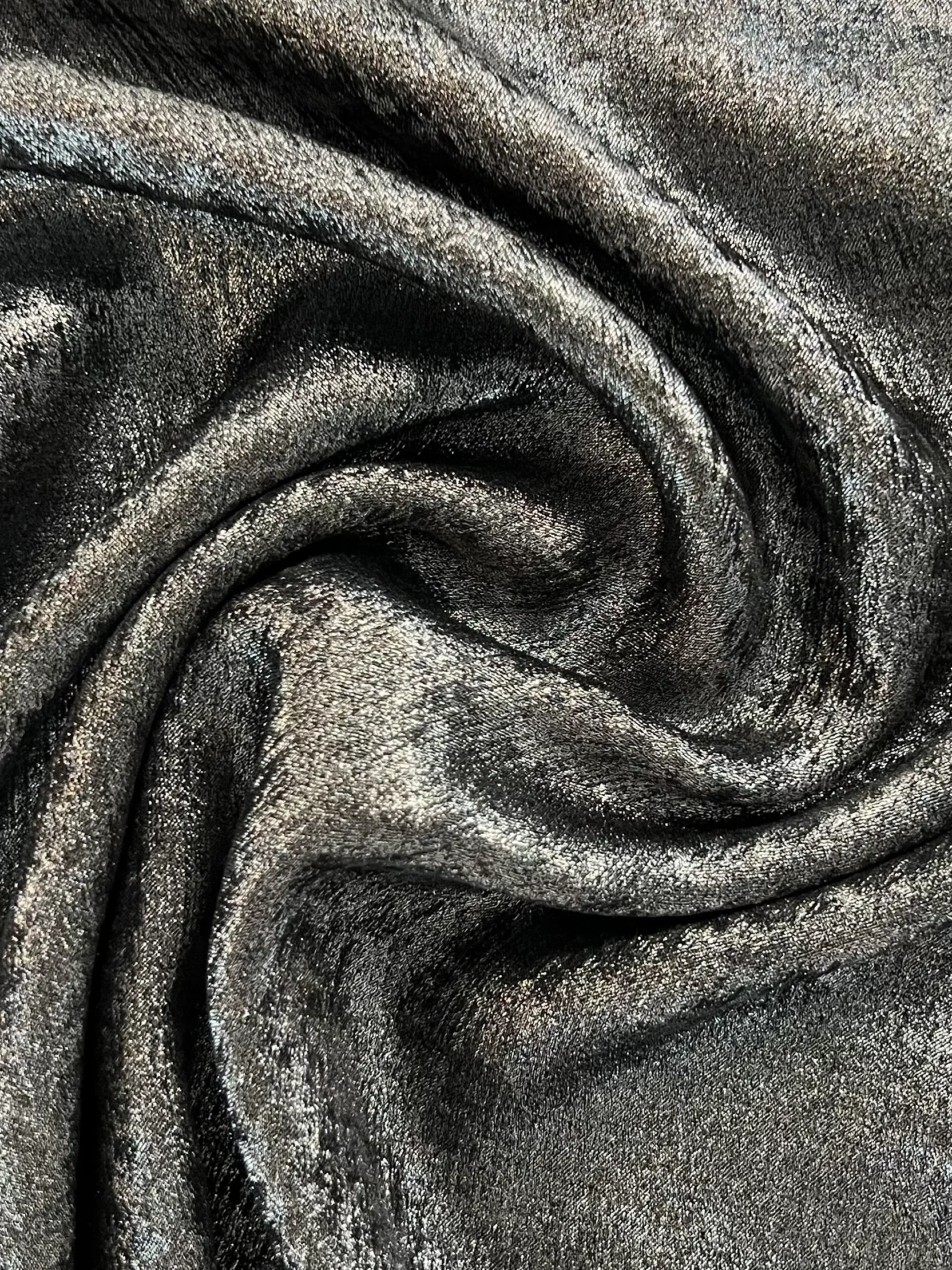 Metallic Foil in Nickel Grey