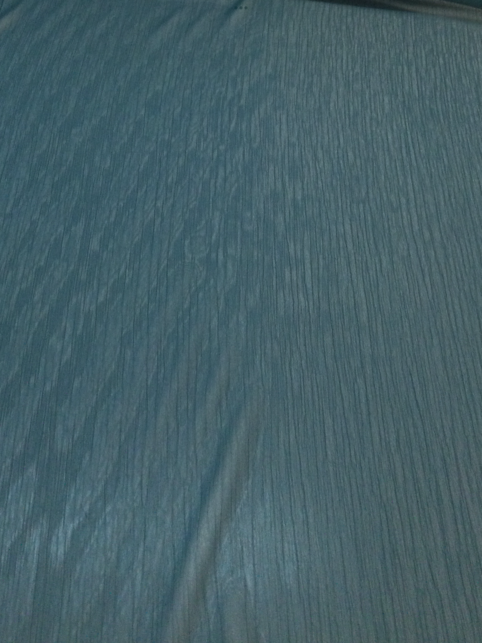 100% Polyester Crinkle Chiffon in Teal