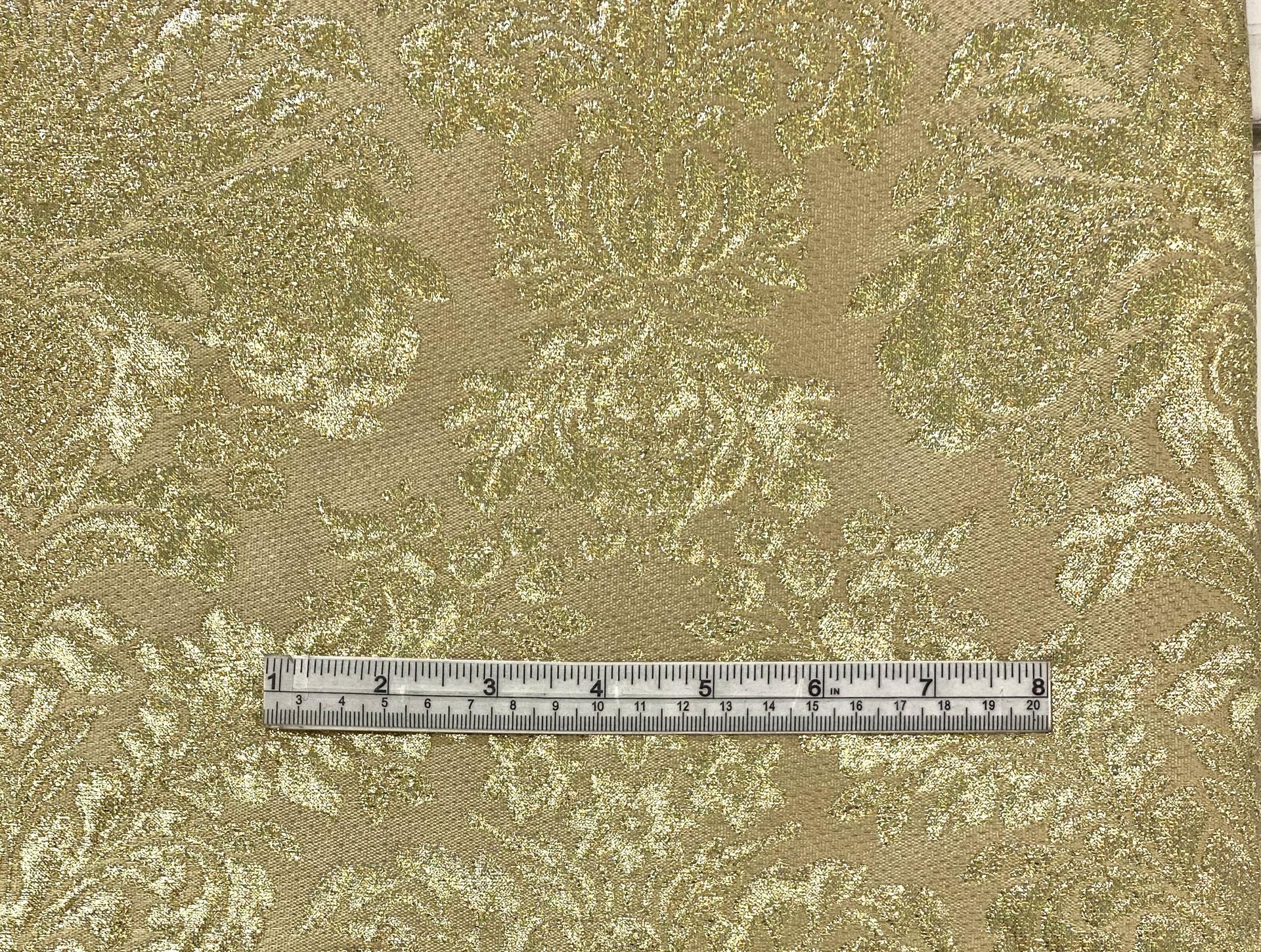 Italian Metallic Brocade in Gold