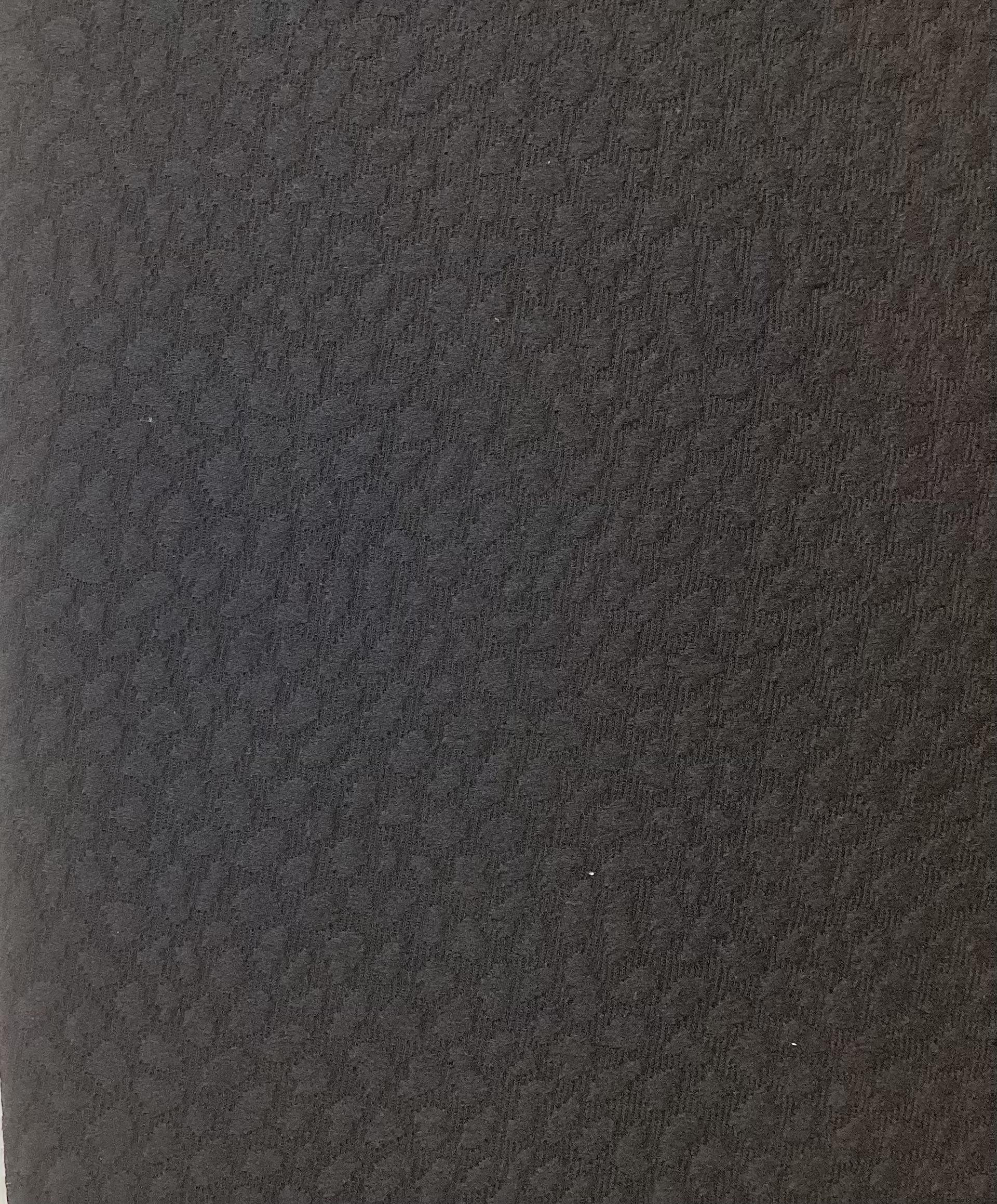 Silk & Wool Hammer Brocade In Black Bean