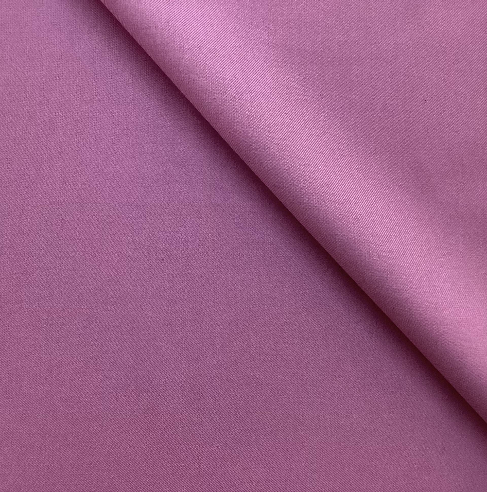 ENGLISH HOLLAND'S SHERRY COTTON CASHMERE SUITING IN ORCHID