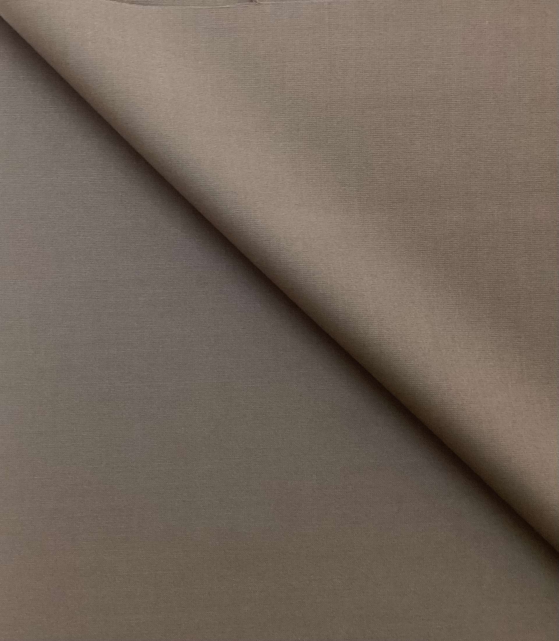 Wool Blend Tropical Weight Suiting In Taupe