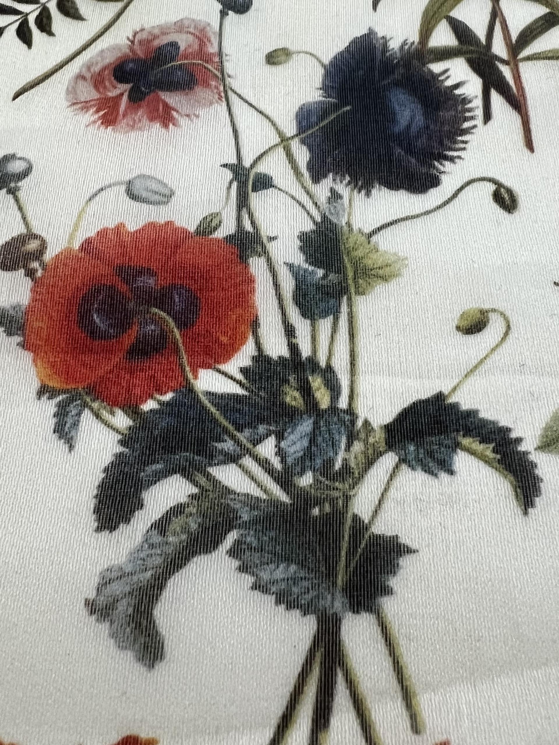 Printed Silk Organza "Lilly's Garden"