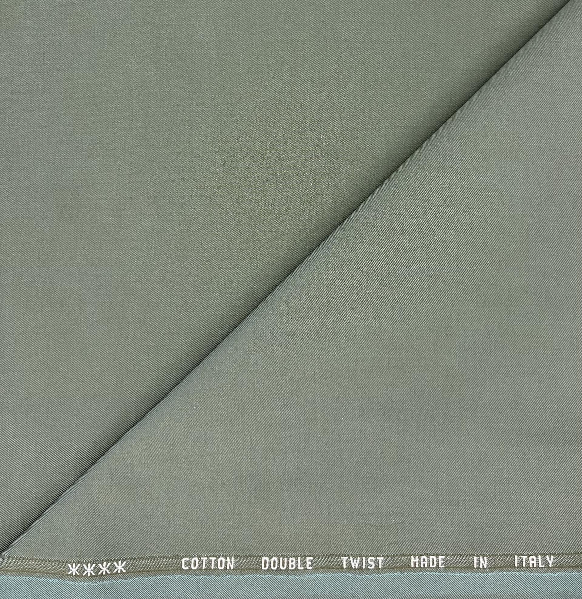 Italian Extra Fine Double Twisted Twill in Verde Azurro